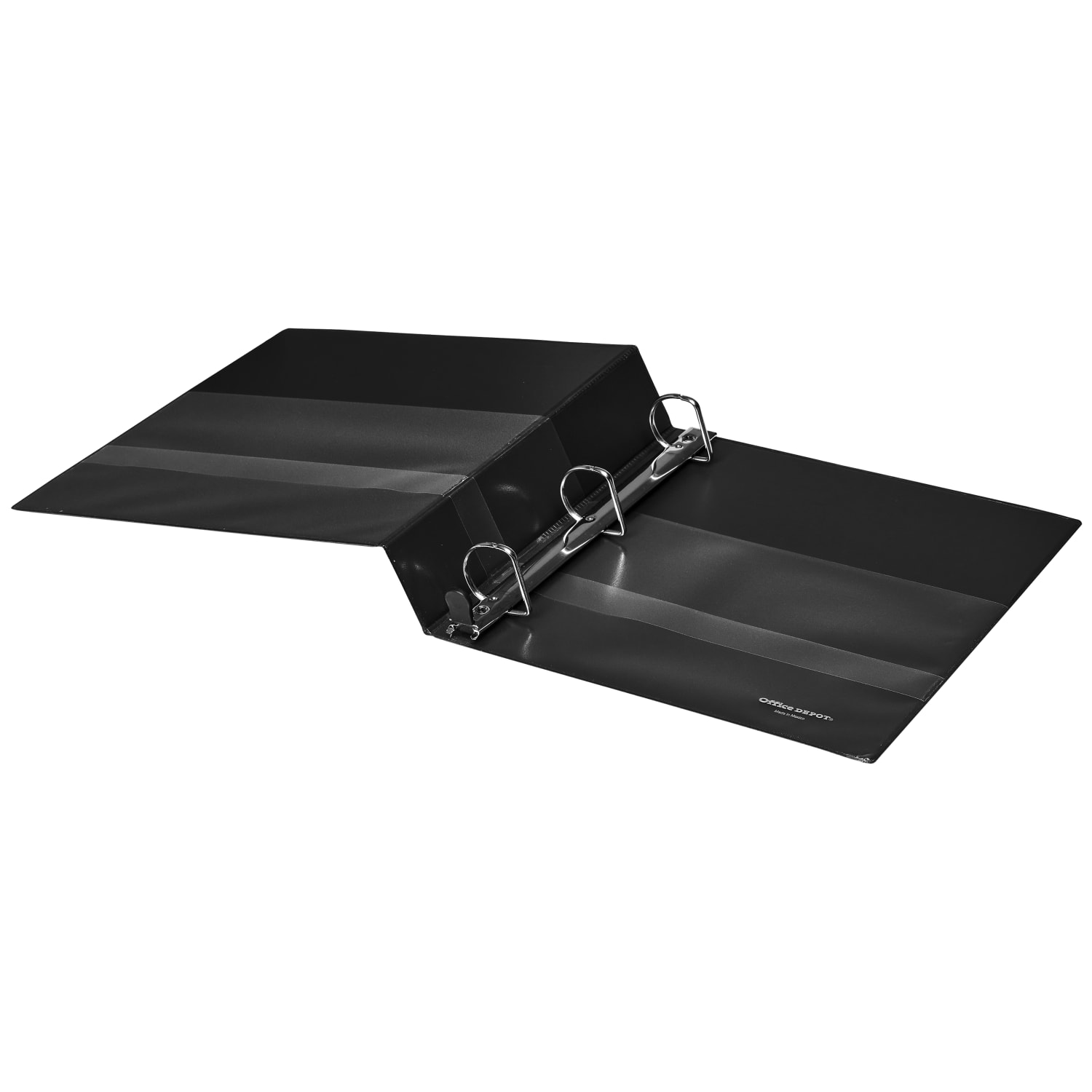Office Depot Heavy-Duty Easy-Open 3-Ring Binder, 1 1/2in D-Rings, 49% Recycled, Black - Image 6