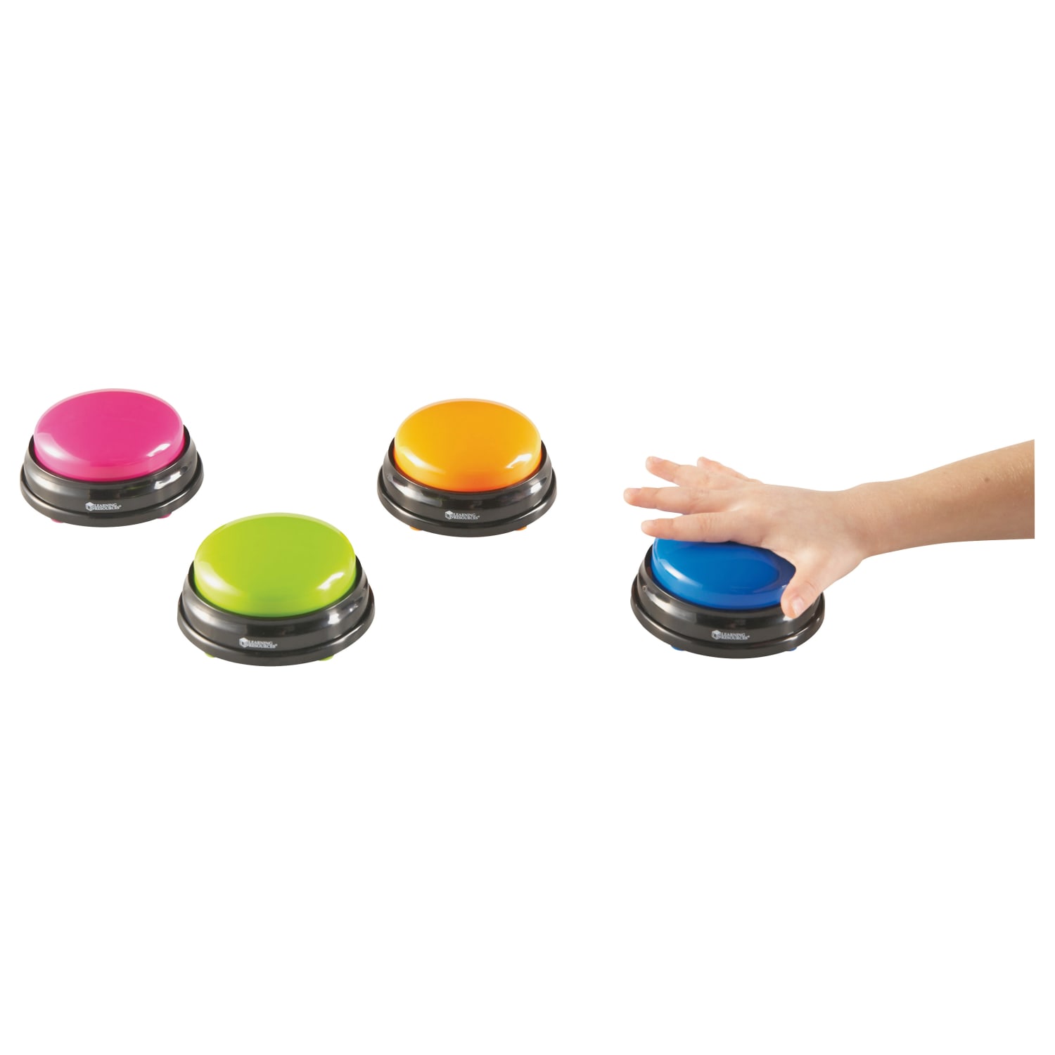Learning Resources Plastic Answer Buzzers, 3-1/2in, Assorted Colors, Pack Of 4 Buzzers - Image 5