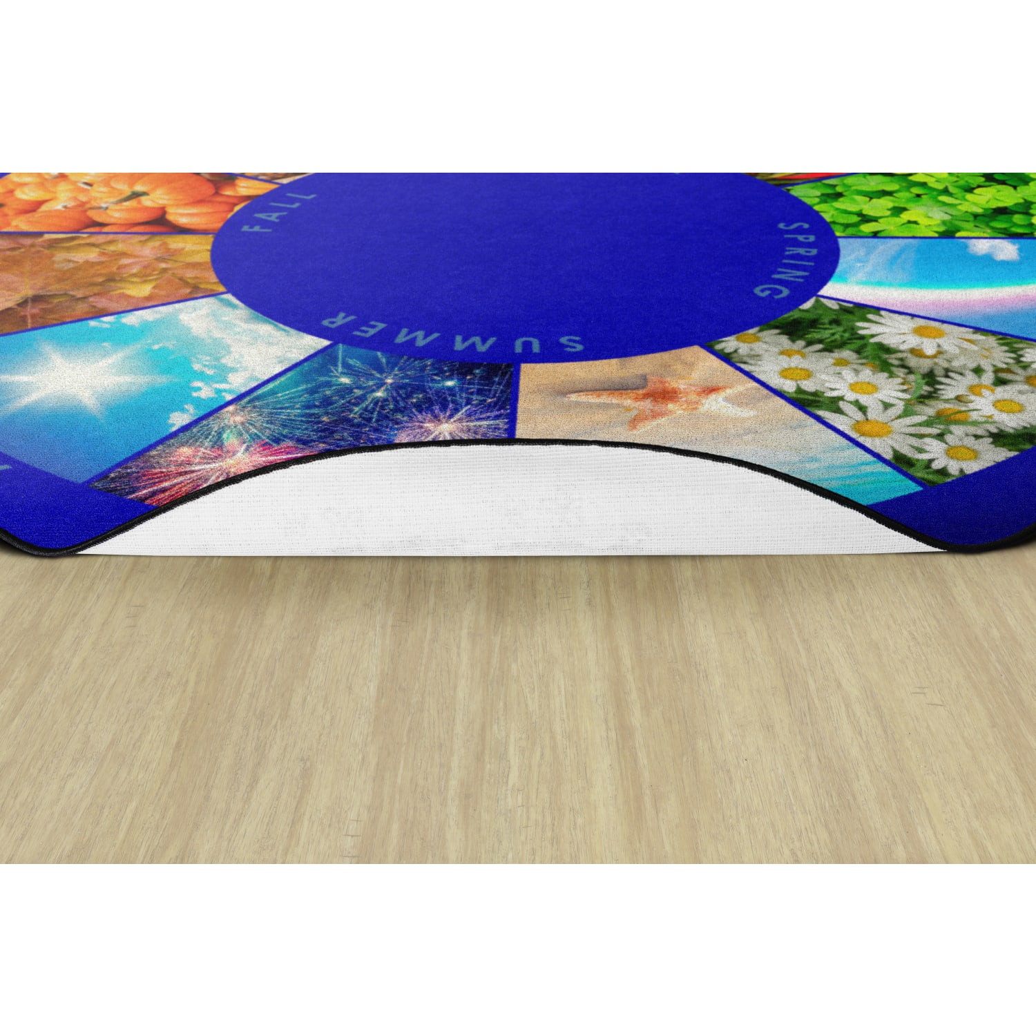 Flagship Carpets Round Calendar Rug, 6ft, Multicolor - Image 5