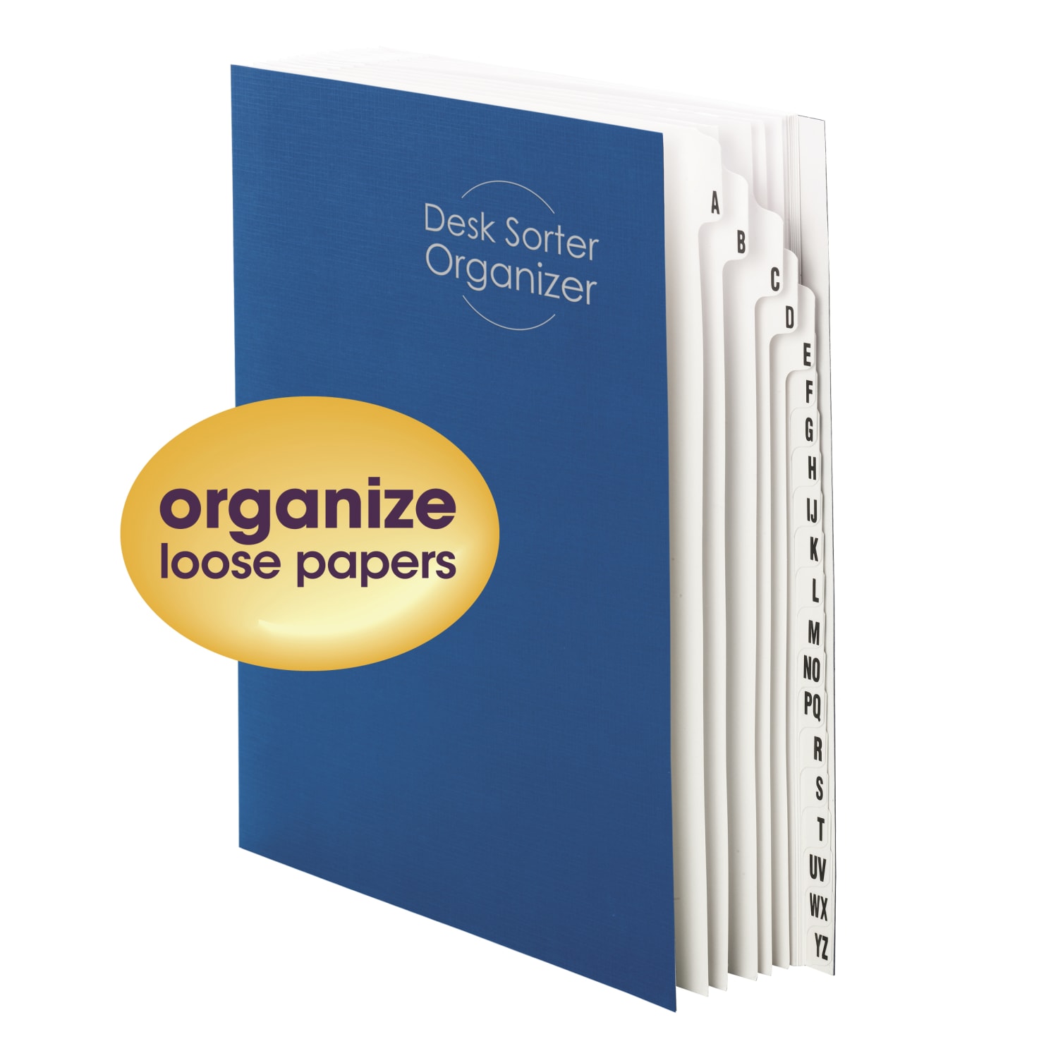 Smead Desk File/Sorter, A-Z, Letter Size, 35% Recycled, Dark Blue - Image 3