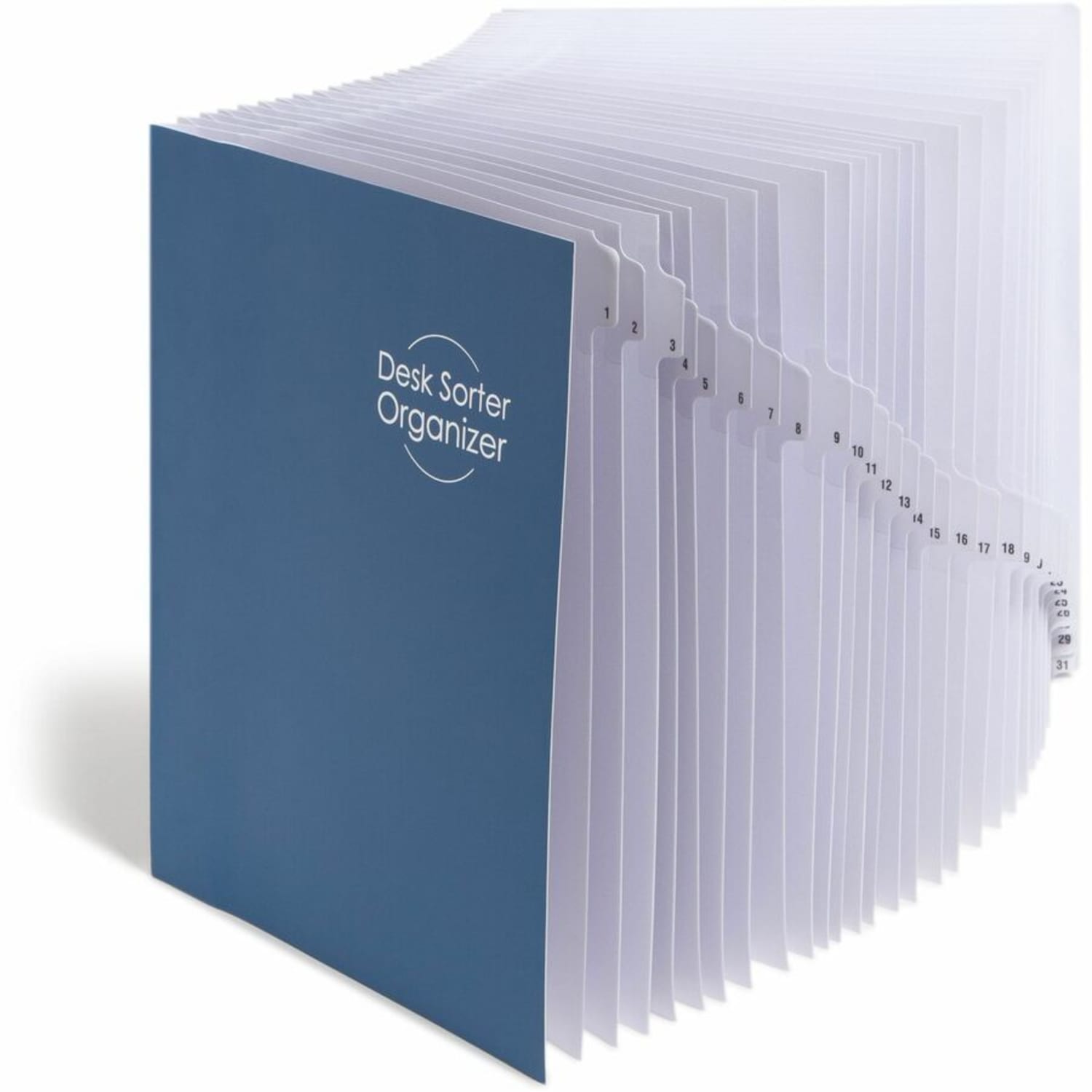 Smead Desk File/Sorter, 1-31, Letter Size, 35% Recycled, Blue - Image 3