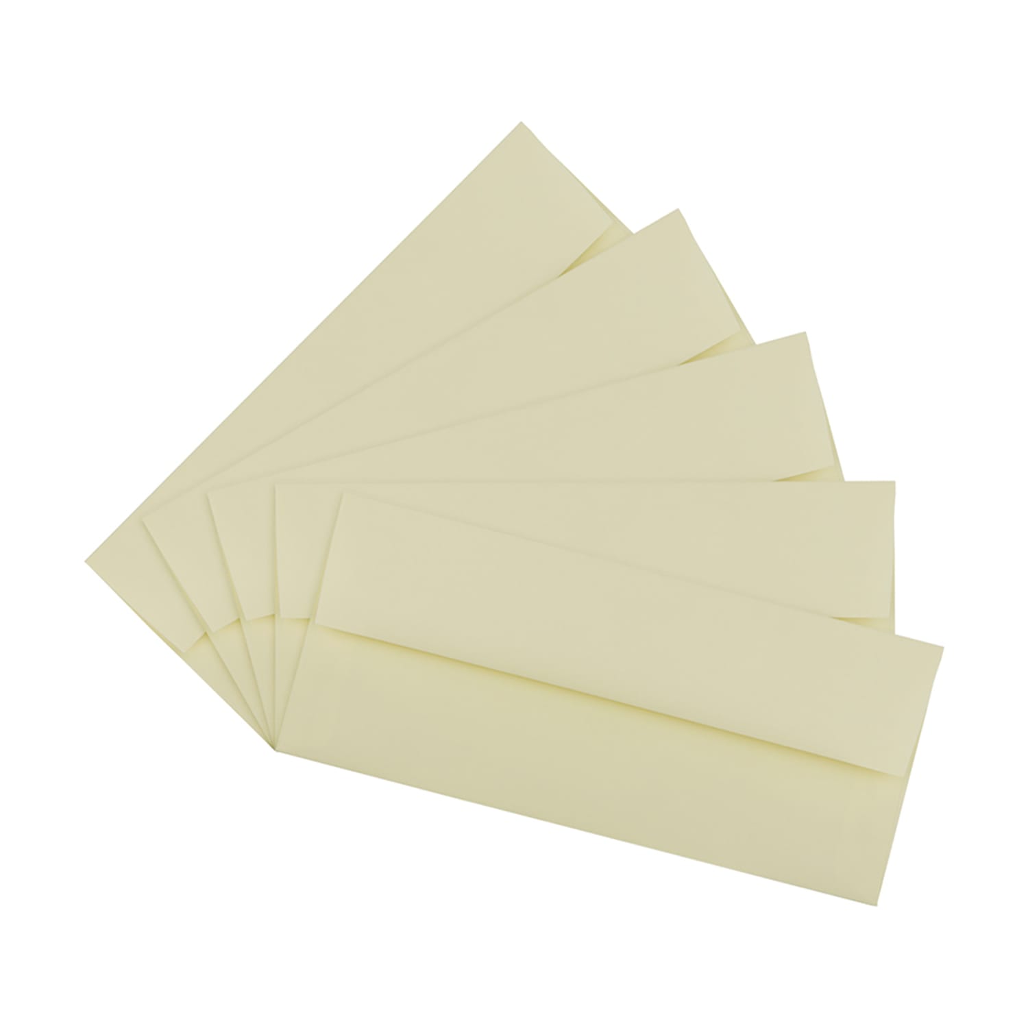 JAM PAPER #10 Business Strathmore Envelopes, 4 1/8in x 9 1/2in, Ivory Wove, Pack Of 25 - Image 4