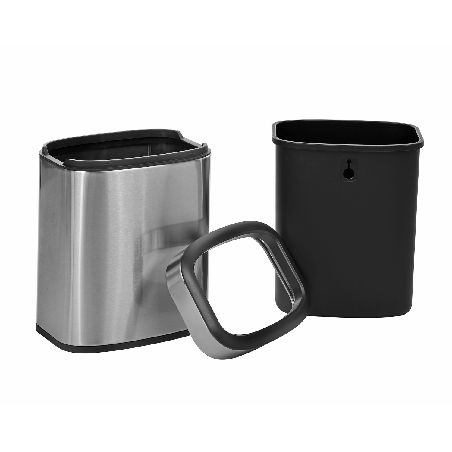 Alpine Stainless Steel Trash Can, 2.6 Gallon, Stainless Steel - Image 6