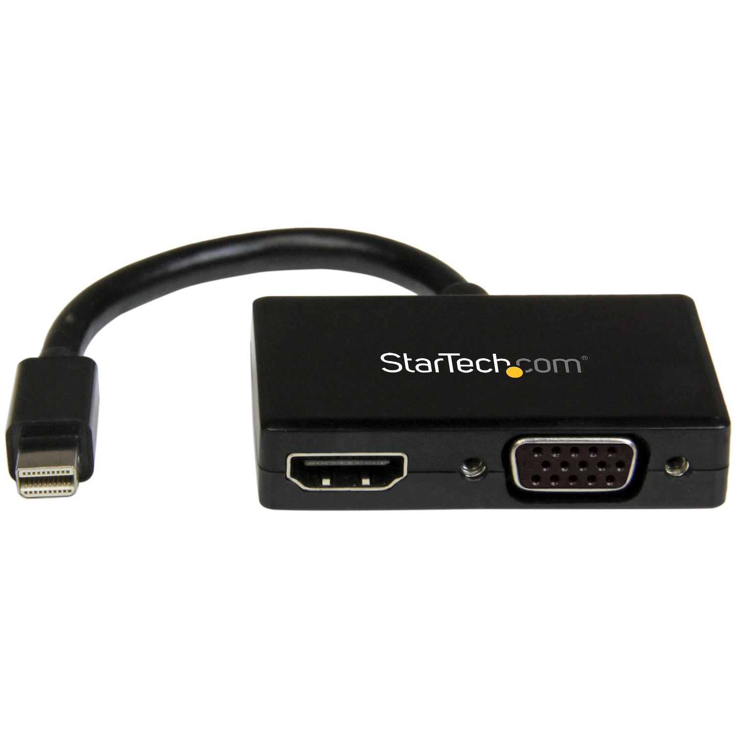 StarTech.com Travel A/V Adapter: 2-in-1 Mini DisplayPort to HDMI or VGA Converter - Connect a Mini DisplayPor - MDP2HDVGA
