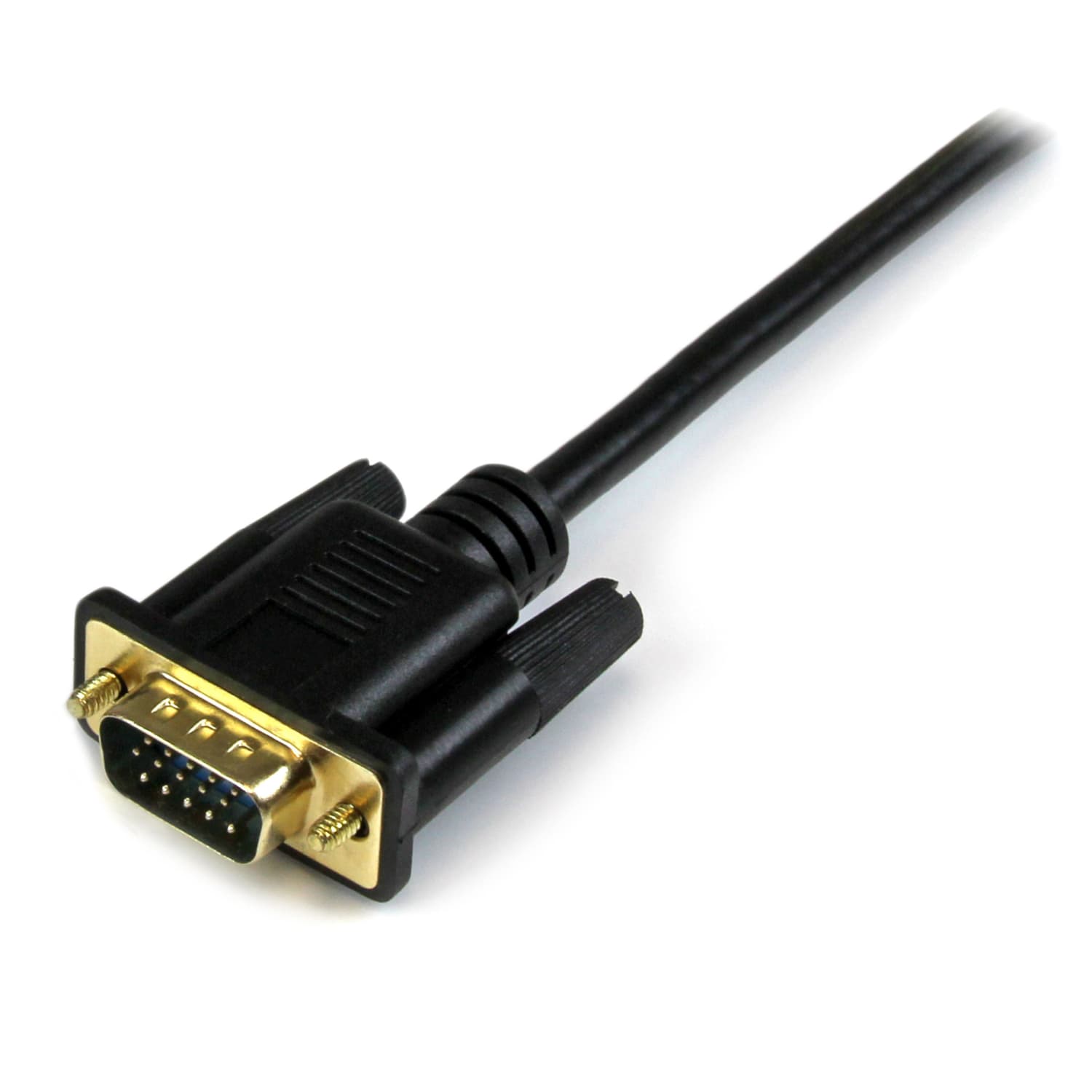 StarTech.com HDMI to VGA Cable - 10 ft / 3m - 1080p - 1920 x 1200 - Active HDMI Cable - Monitor Cable - Computer Cable - 10 ft HDMI/VGA Video Cable for Video Device, Monitor, Projector - First End: 1 x HDMI Male Digital Audio/Video - Image 6