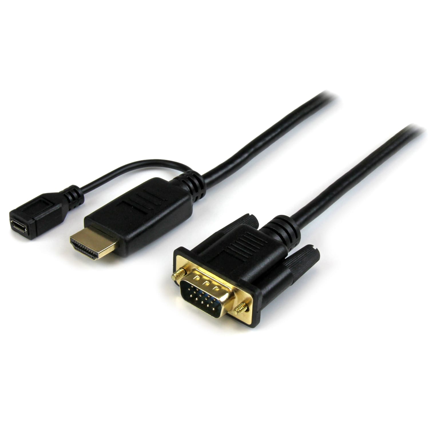 StarTech.com HDMI to VGA Cable - 3ft/1m - 1080p - 1920x 1200 - Active HDMI Cable - Monitor Cable - Computer Cable - HD2VGAMM3