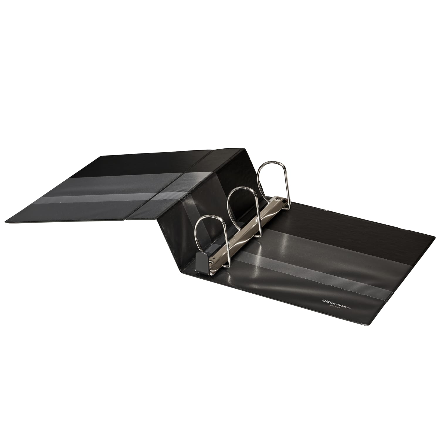 Office Depot Brand Heavy-Duty 3-Ring Binder, 4in D-Rings, Black - Image 5
