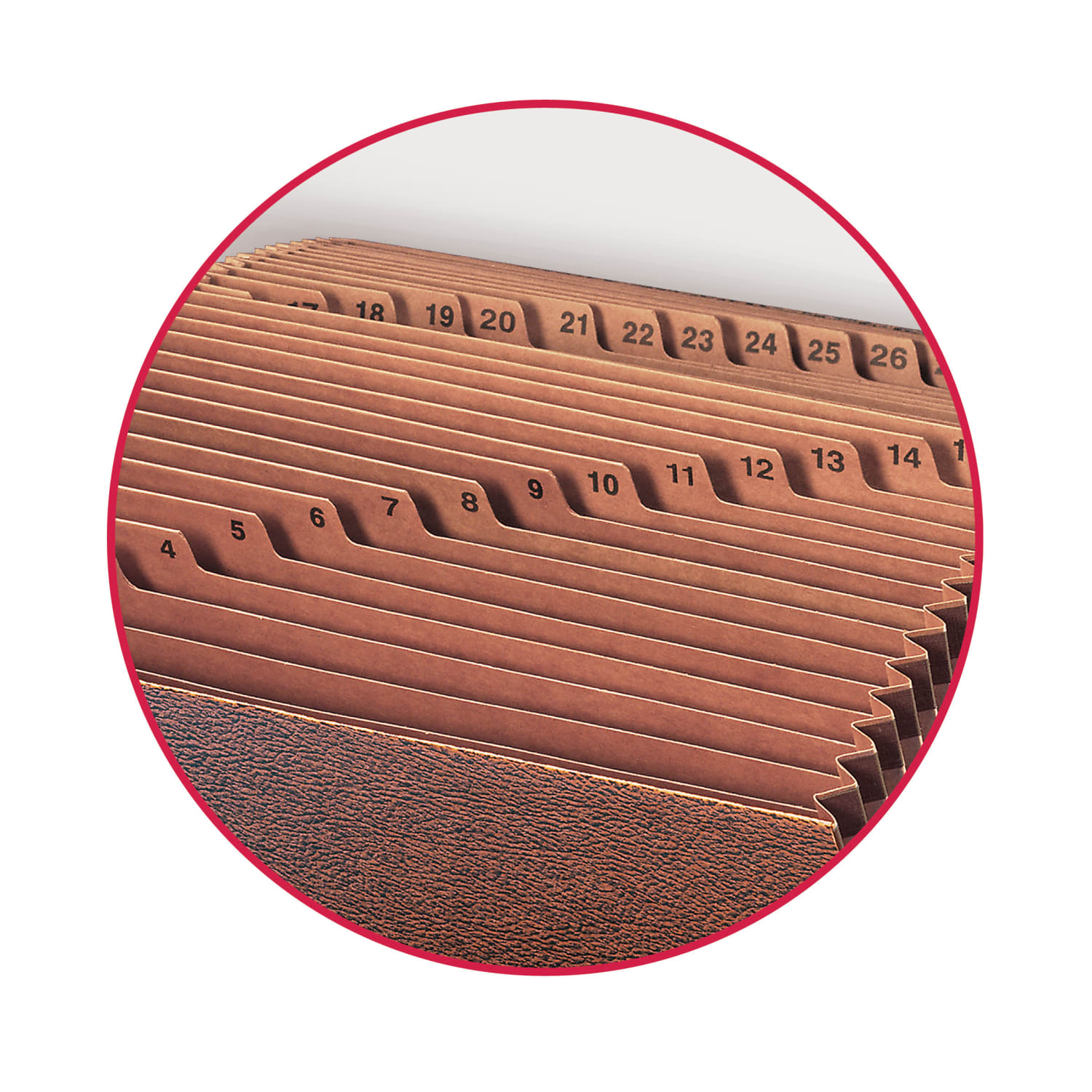 Smead TUFF Expanding File, 31 Pockets, 1-31, Legal Size, Brown - Image 3