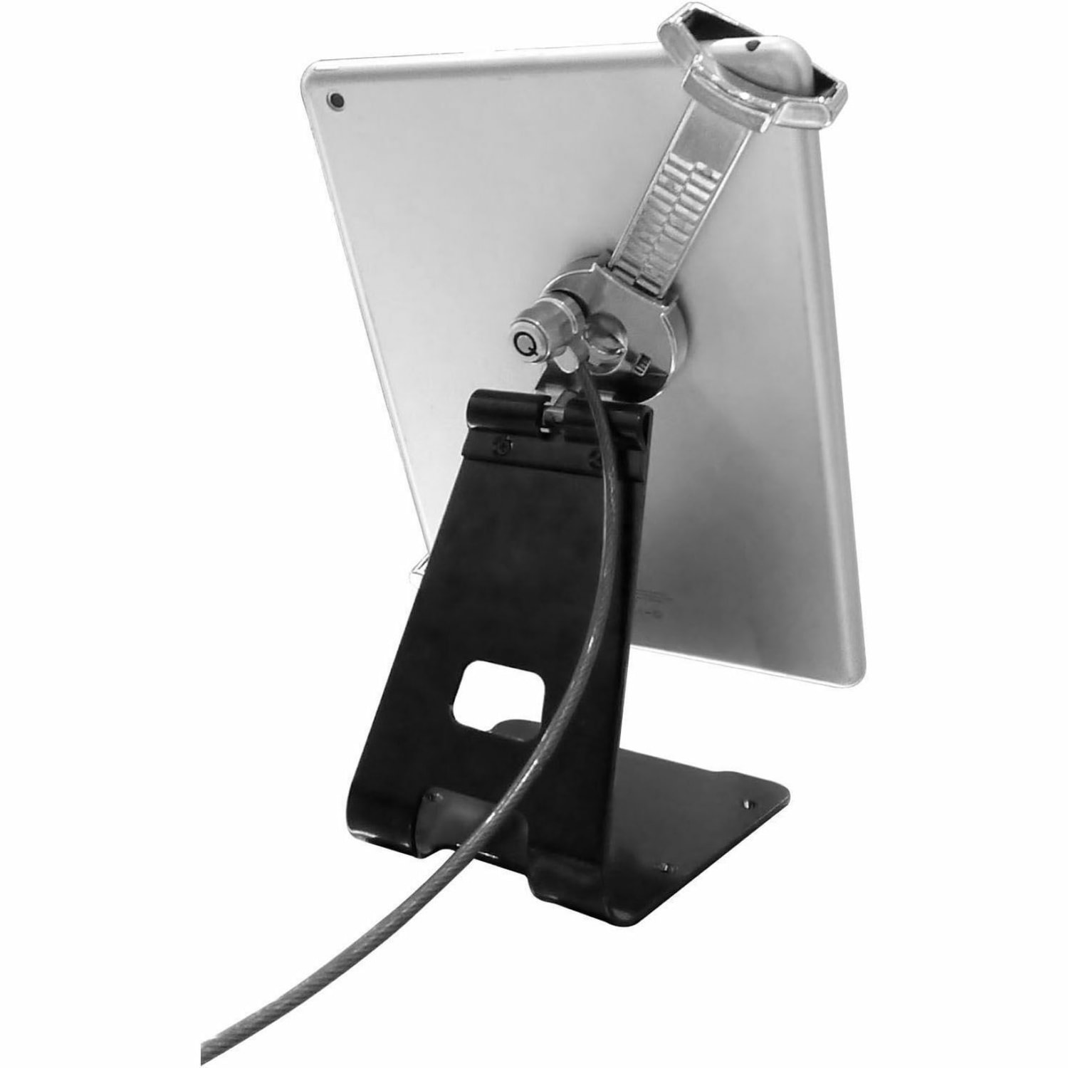 CTA Digital Universal Anti-Theft Security Grip Holder With Stand For Tablets, Black - Image 5