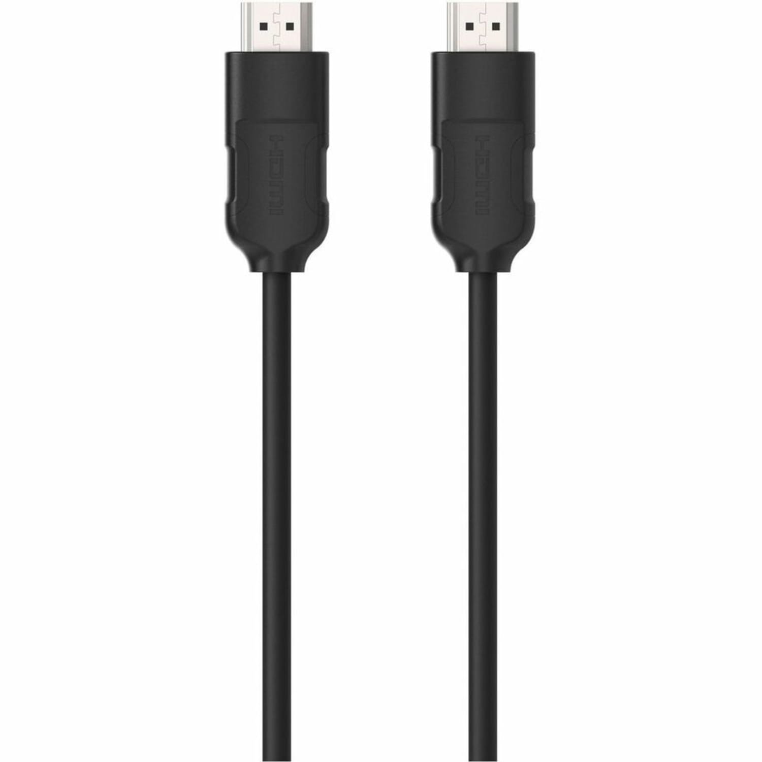 Belkin 4 foot High Speed HDMI - Ultra HD Cable 4k @30Hz HDMI 1.4 w/ Ethernet - Type A Male - Type A Male - 4ft - Black - Image 3