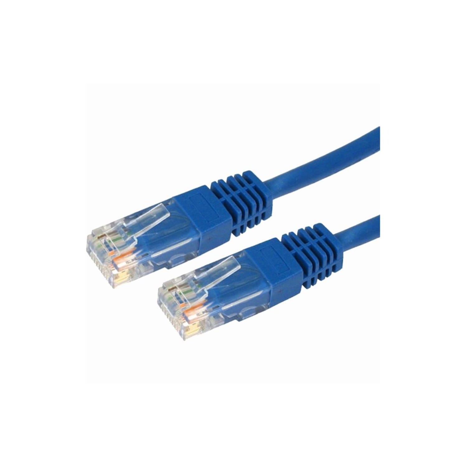 4XEM 25FT Cat5e Molded RJ45 UTP Network Patch Cable (Blue) - 25 ft Category 5e Network Cable  - 4XC5EPATCH25BL