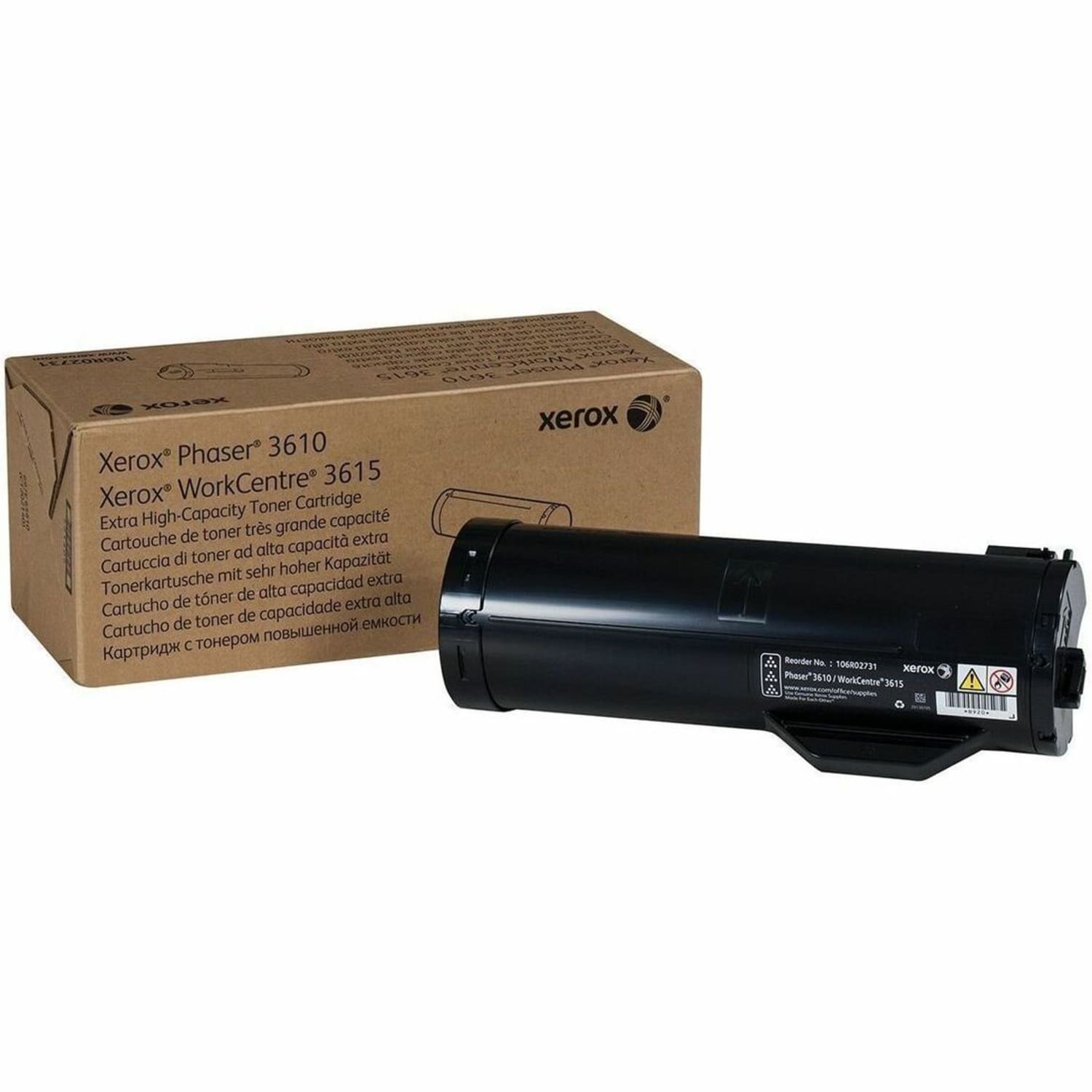 Xerox 3610/3615 Black Extra-High Yield Toner Cartridge, 106R02720