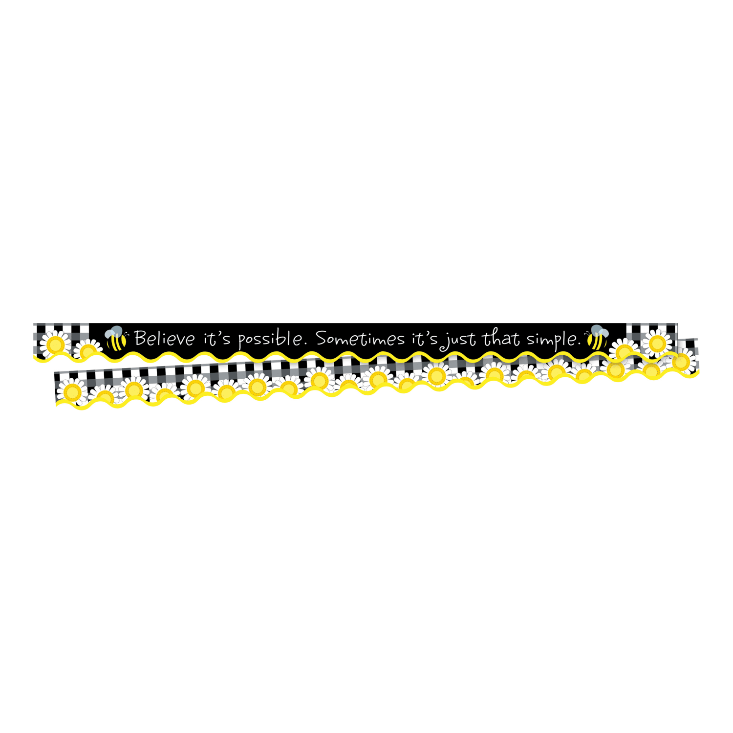 Barker Creek Classroom Decor Set, Be Awesome Buffalo Plaid And Wide Stripes, Pre-K To College - Image 6