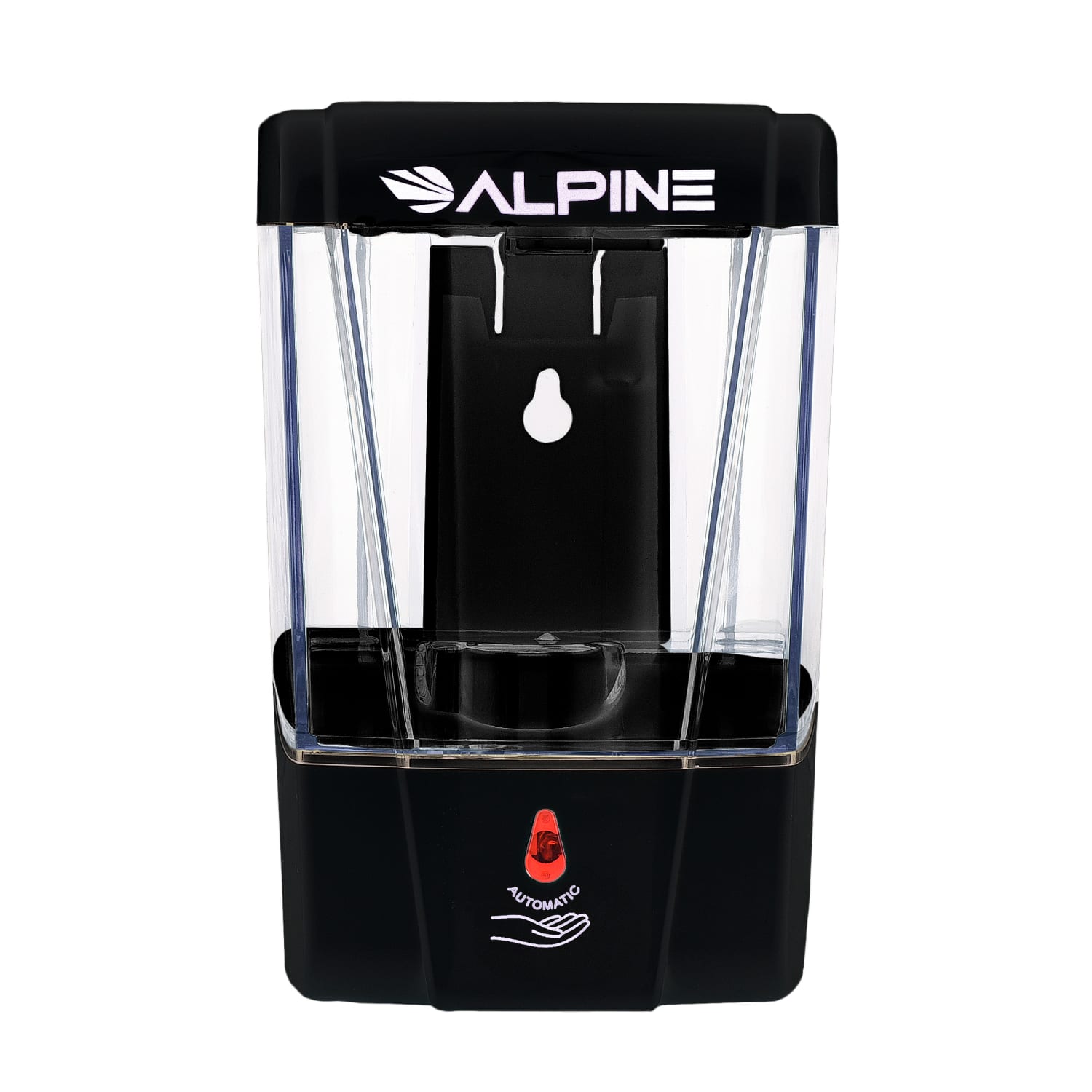 Alpine Commercial Automatic Touch-Free Liquid Soap And Gel Hand Sanitizer Dispensers, 700 mL, Black, Pack Of 2 Dispensers - Image 5