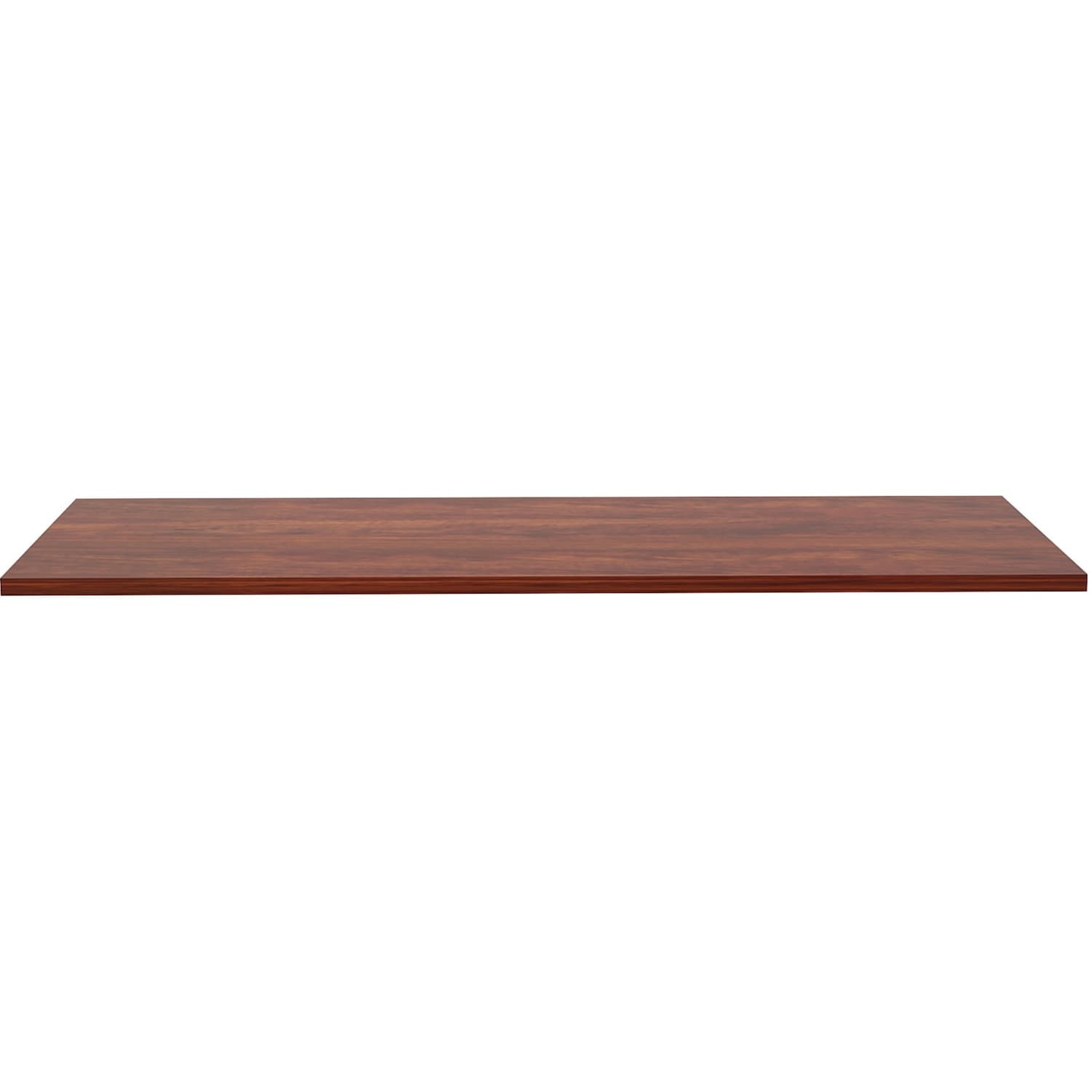Lorell Quadro Sit-To-Stand Laminate Table Top, 60inW x 24inD, Cherry - Image 3