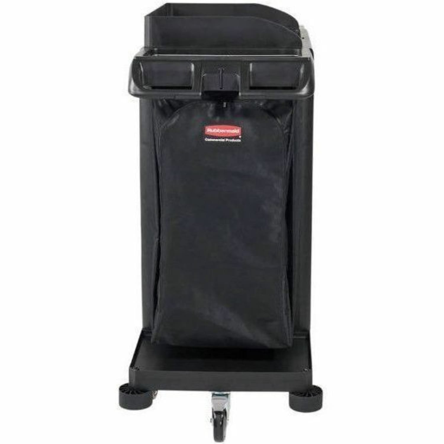Rubbermaid Commercial Full-Size Housekeeping Cart, Black - Image 5