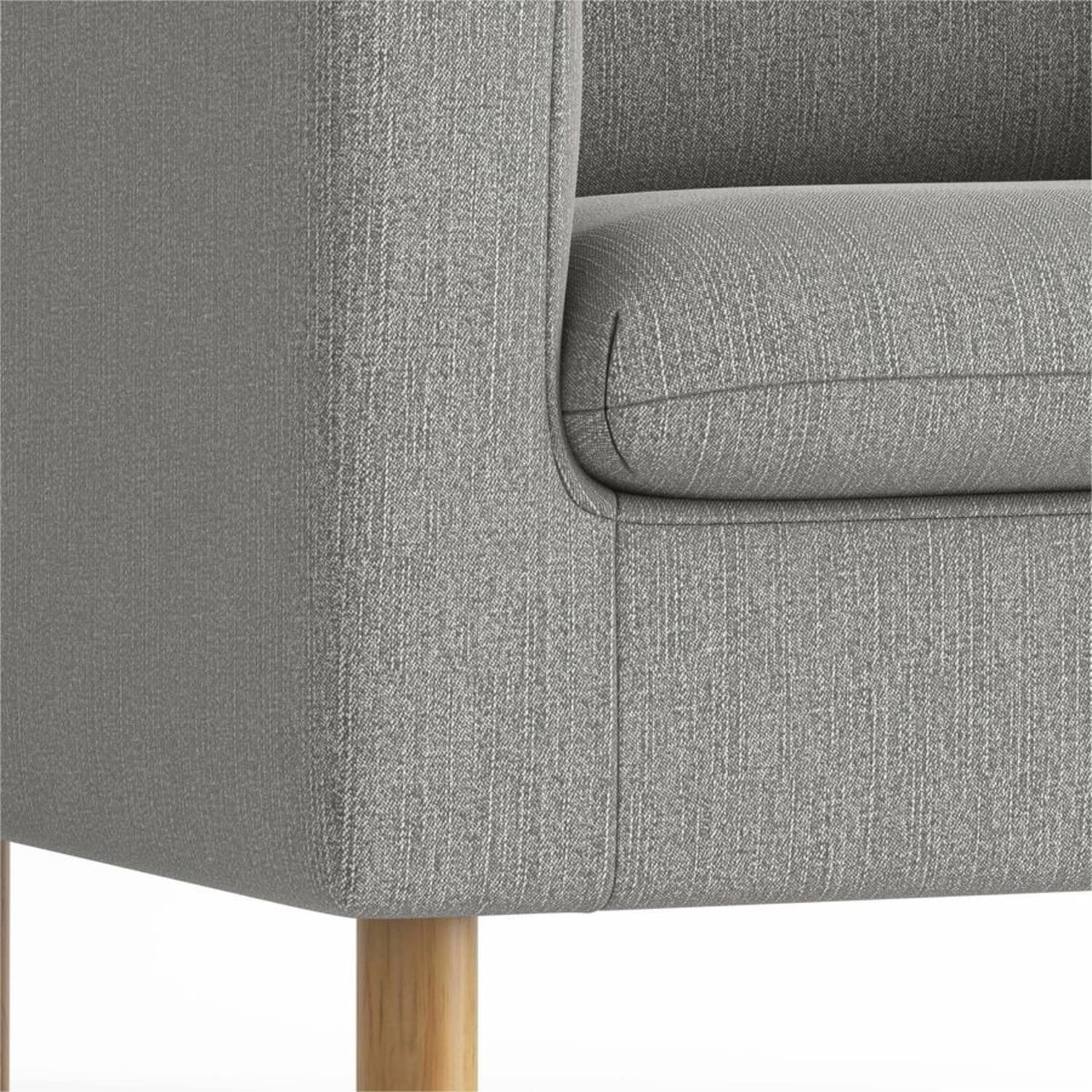 HON Parkwyn Club Chair - Material: Fabric - Finish: Gray - 1 Each - Image 4