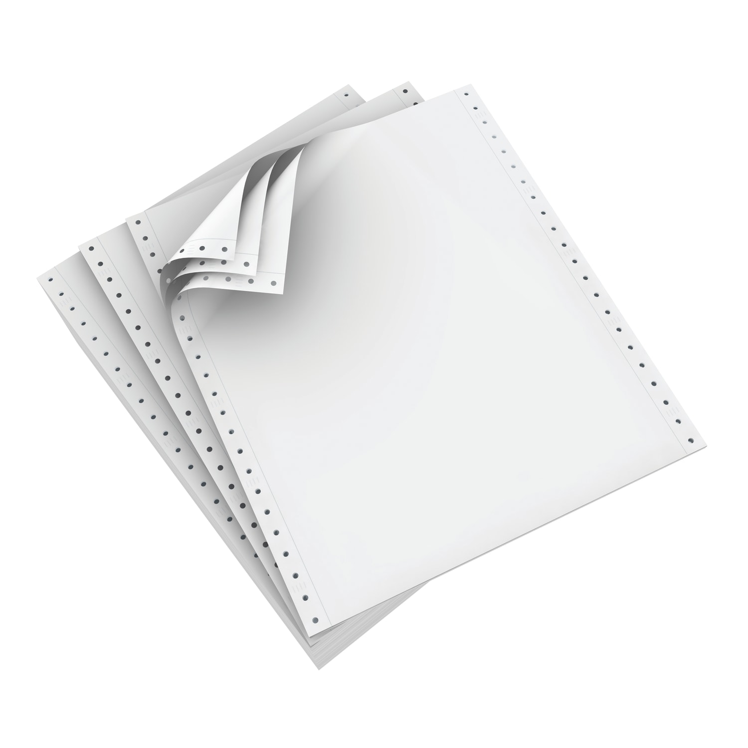 Domtar Continuous Form Paper, 3-Part, Carbonless, 9 1/2in x 11in, White, Carton Of 1,200 Forms - Image 3
