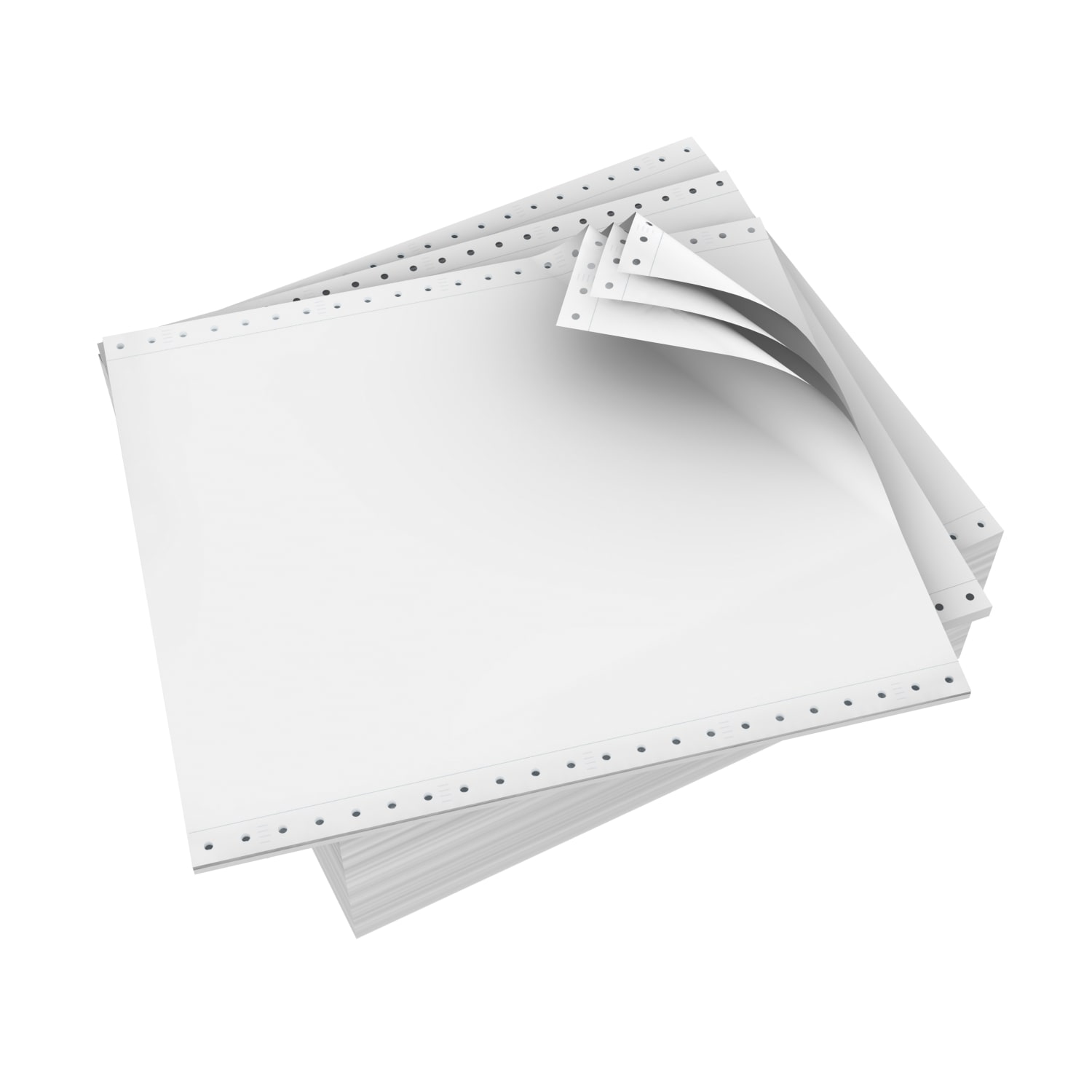 Domtar Continuous Form Paper, 3-Part, Carbonless, 9 1/2in x 11in, White, Carton Of 1,200 Forms - Image 4