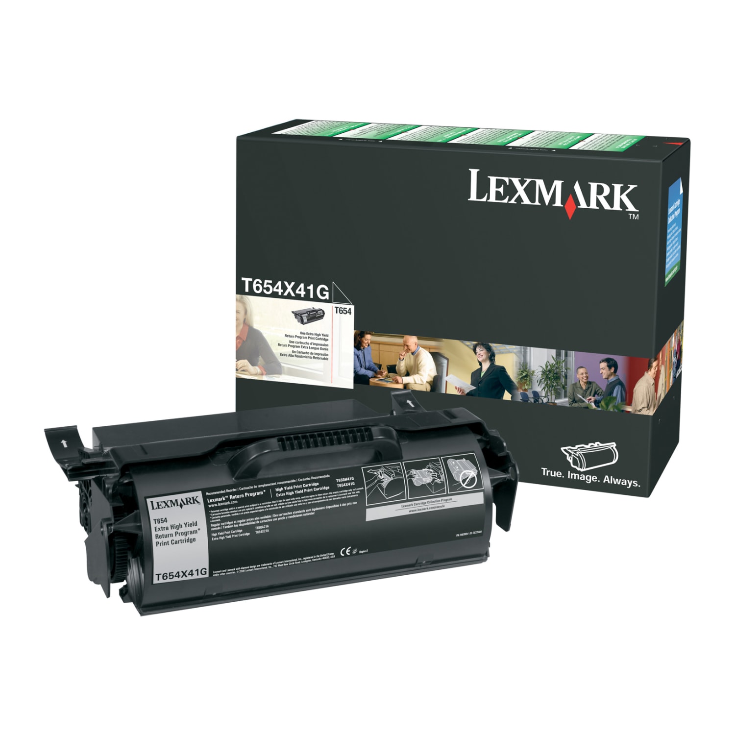 Lexmark T654X41G Black Extra-High Yield Return Program Toner Cartridge - Image 3