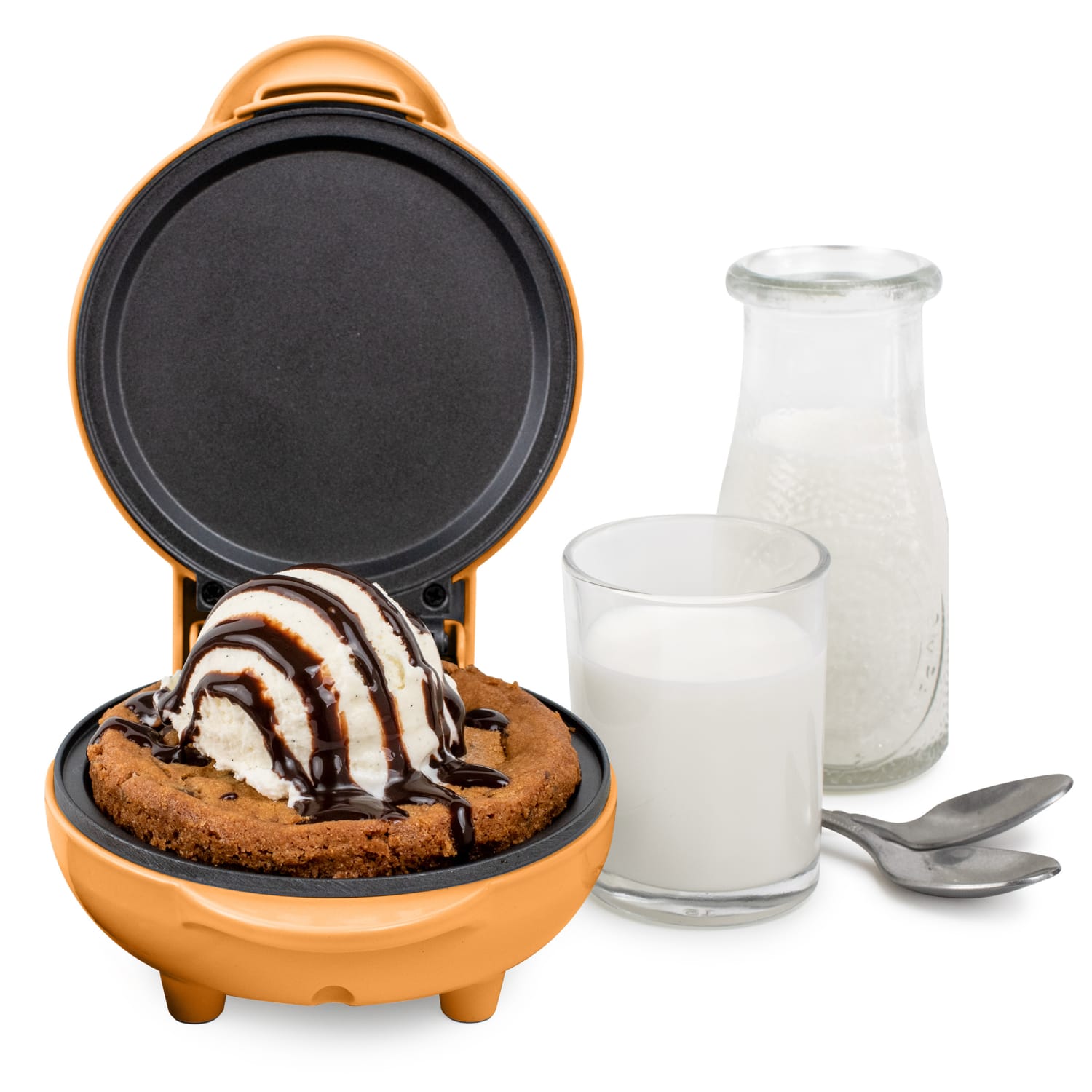 Nostalgia Electrics MyMini Personal Electric Griddle, Orange - Image 5