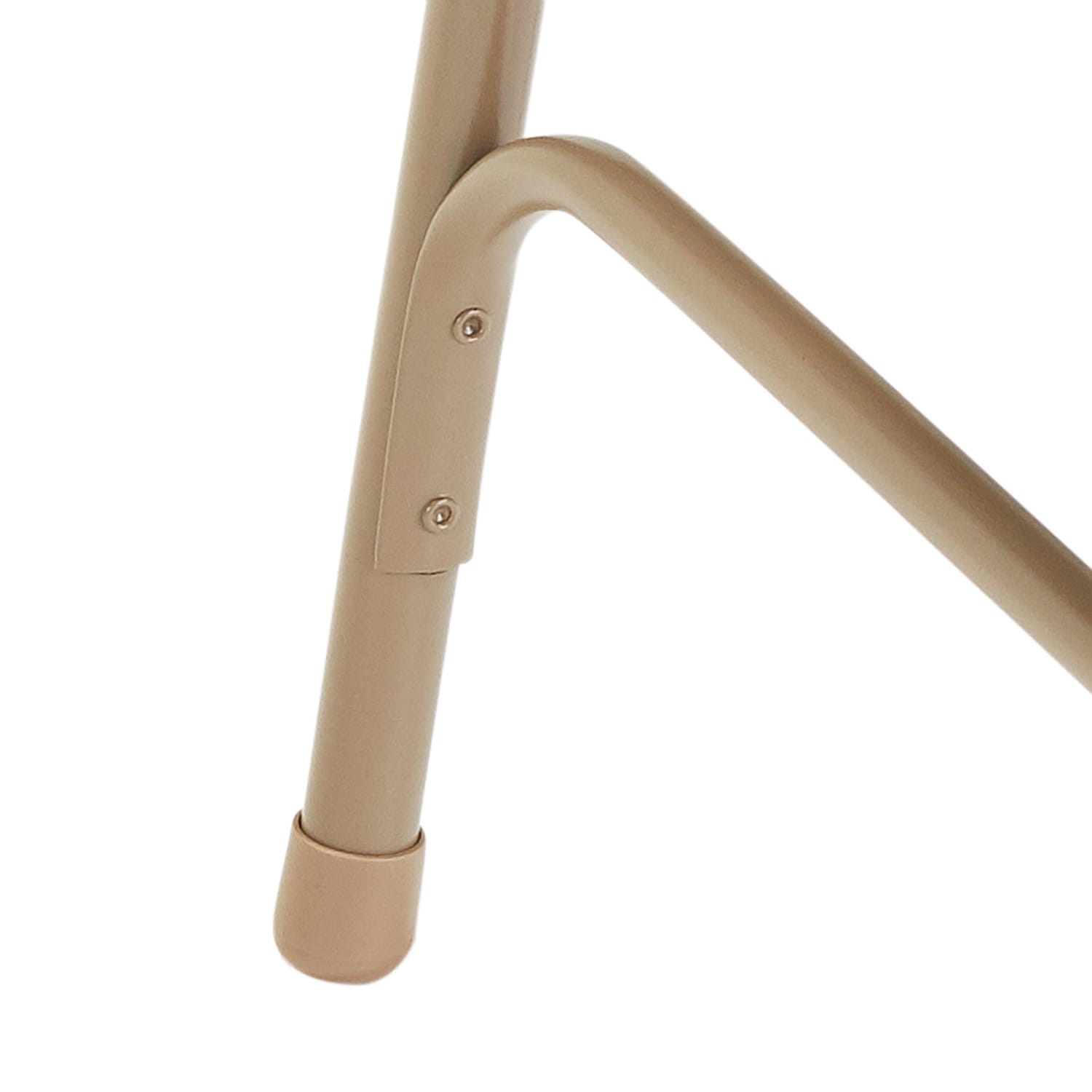 National Public Seating Steel Triple Brace Folding Chairs, Beige, Pack Of 4 - Image 8
