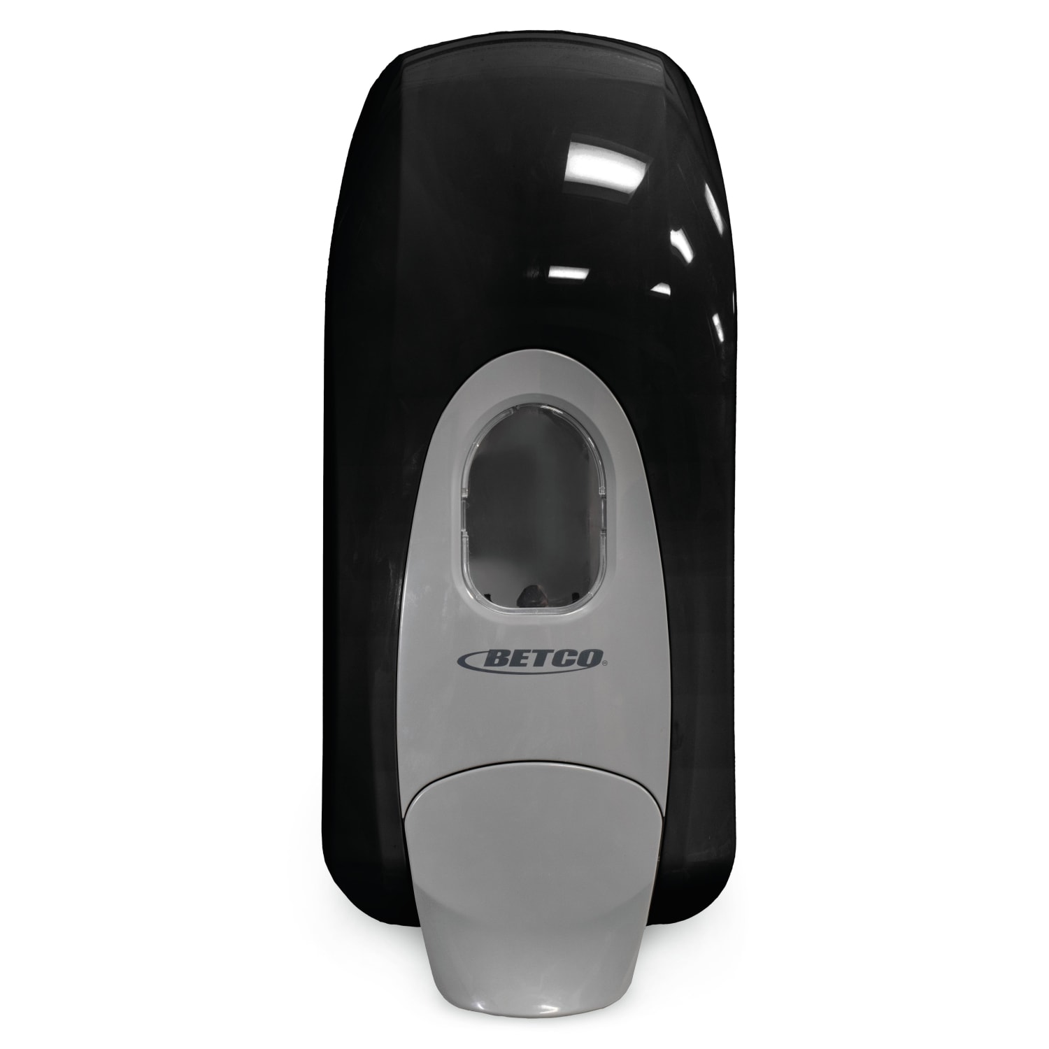 Betco Clario Manual Foam Dispensers, 11-3/4inH x 18inW x 3-7/8inD, Black, Pack Of 12 Dispensers