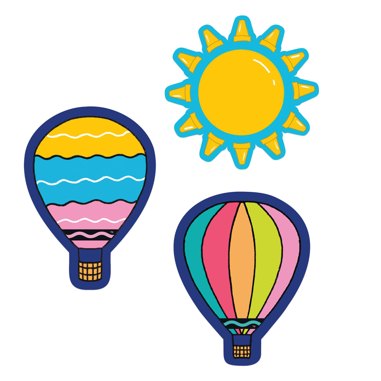 Eureka Paper Cut-Outs, Crayola Colors Of Kindness, 5-1/2in x 5-1/2in, 36 Cut-Outs Per Pack, Bundle Of 3 Packs - Image 3