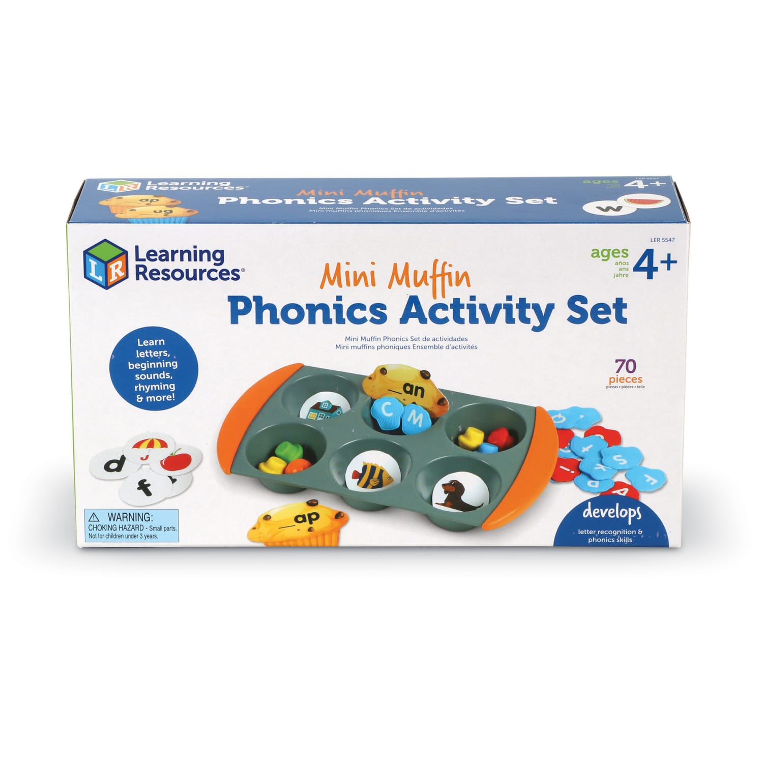 Learning Resources Muffin Tin Letters & Sounds, Multicolor - Image 3