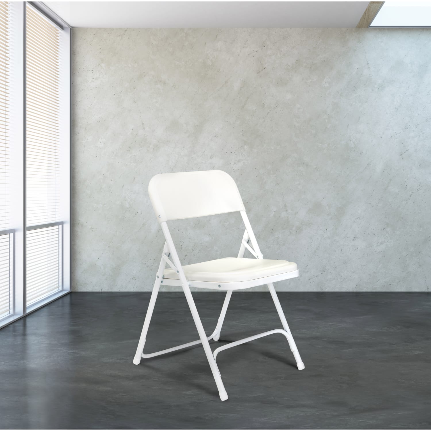 National Public Seating Lightweight Plastic Folding Chairs White Set Of 4 Chairs PopularChairscom National Public Seating Lightweight Plastic Folding Chairs White Set Of 4 Chairs PopularChairscom
