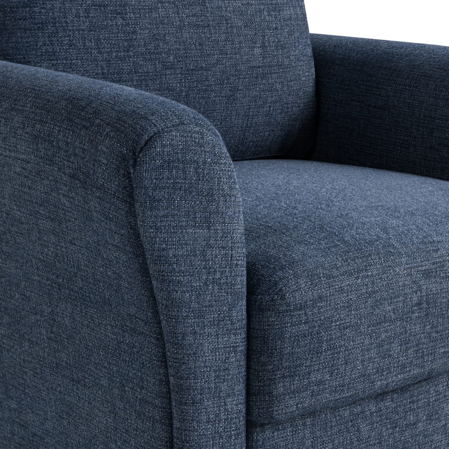 Lifestyle Solutions Winslow Chair With Rolled Arms, Blue - Image 9