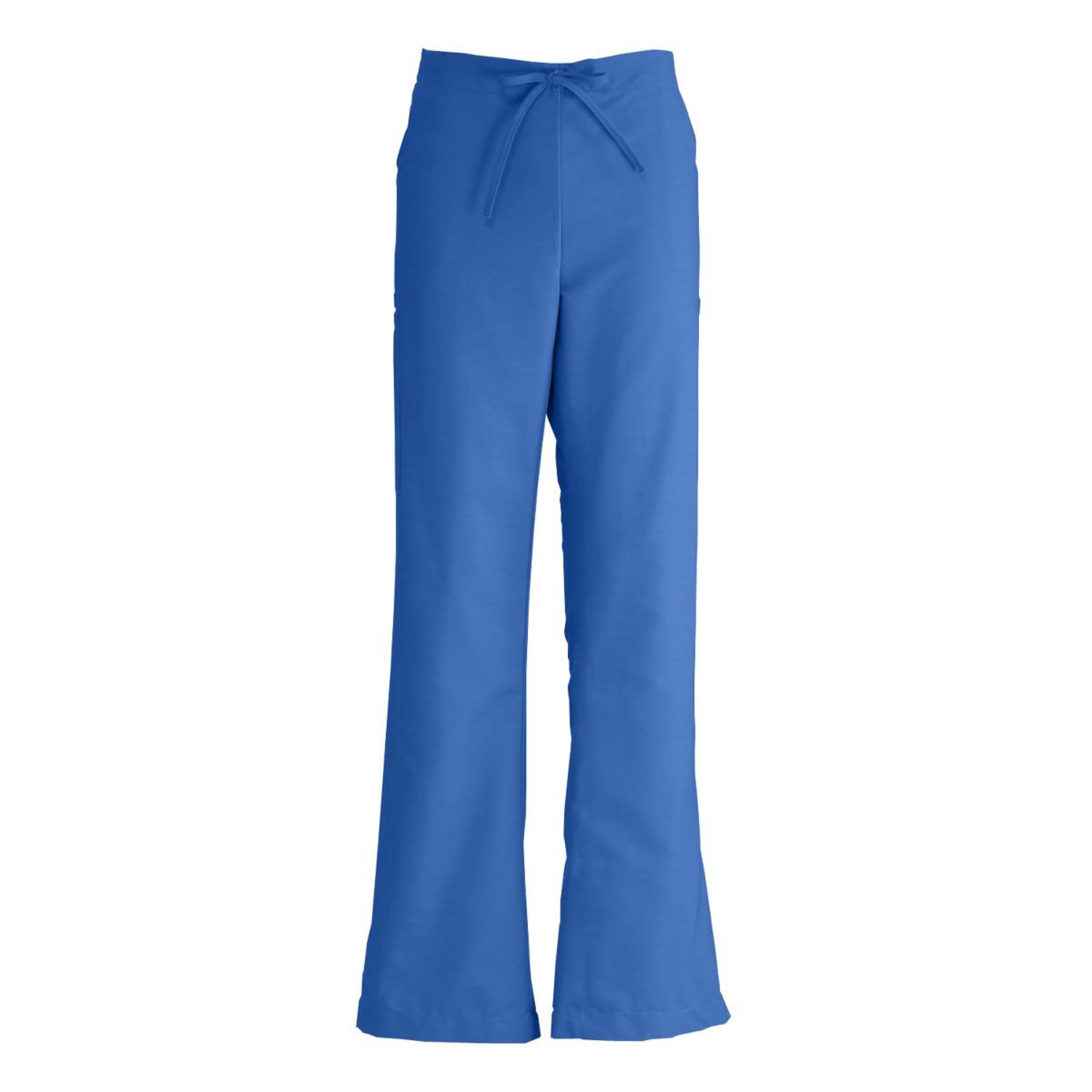 Medline ComfortEase Ladies Modern Fit Petite Cargo Scrub Pants, Medium, Royal Blue