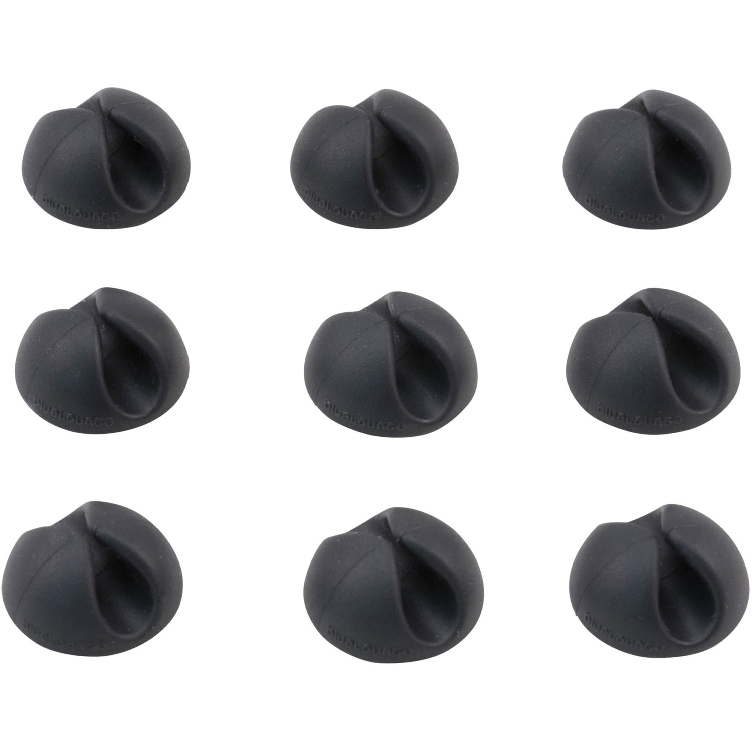 Bluelounge CableDrop Mini Cable Anchor for Small Cords - Cable Clip - Black - 0.80in Length - 1 Pack