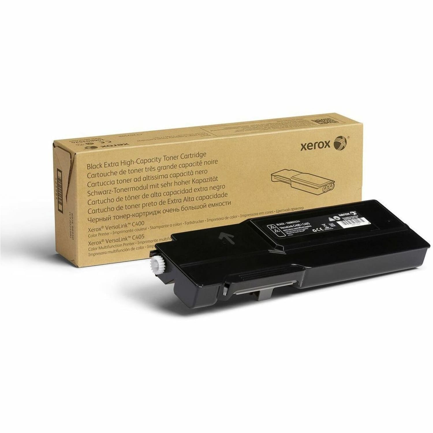 Xerox Genuine Xerox VersaLink C400 Color Printer, C405 Color Multifunction Printer Black Extra High capacity Toner Cartridge (10500 Pages)