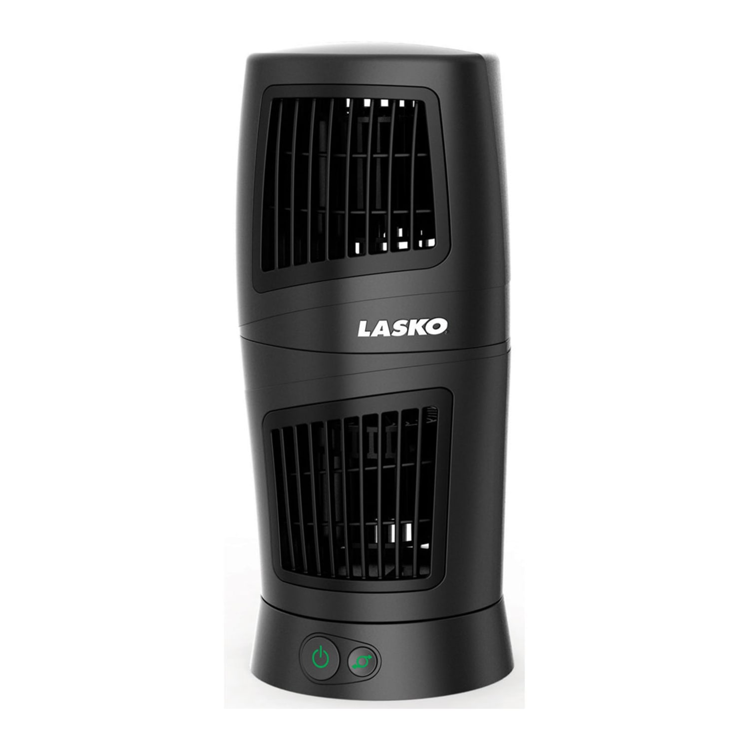 Lasko Desk Fan - 11.9in Fan Diameter - 3 Speed - Quiet, Oscillating - Black