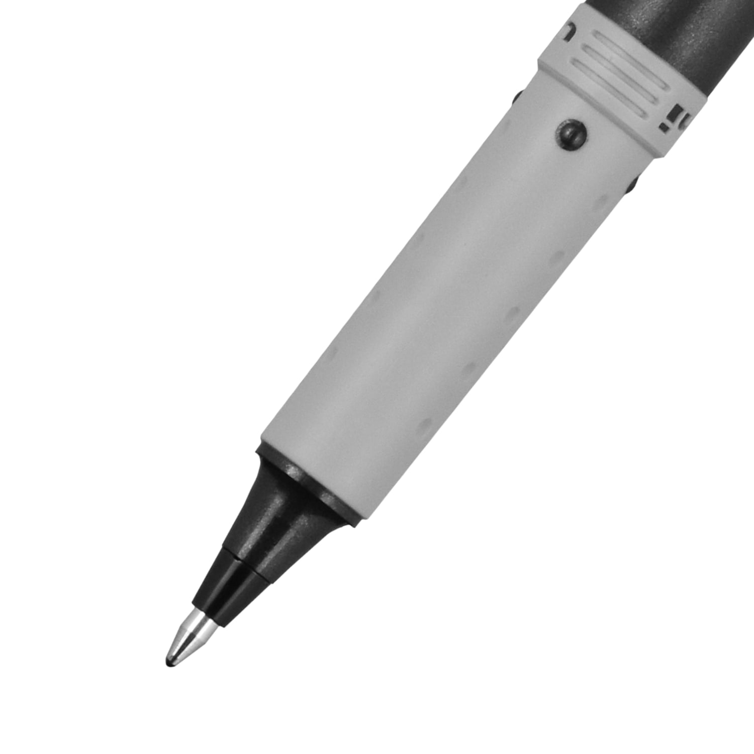 uni-ball Grip Rollerball Pens, Fine Point, 0.7 mm, Black Barrel, Black Ink, Pack Of 12 - Image 6