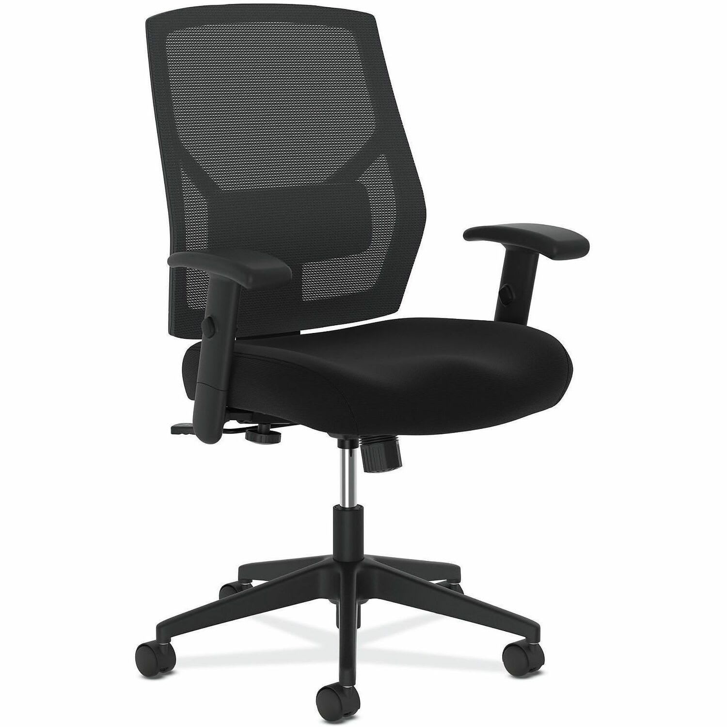 HON Crio Fabric Mid-Back Task Chair, Black - Image 3