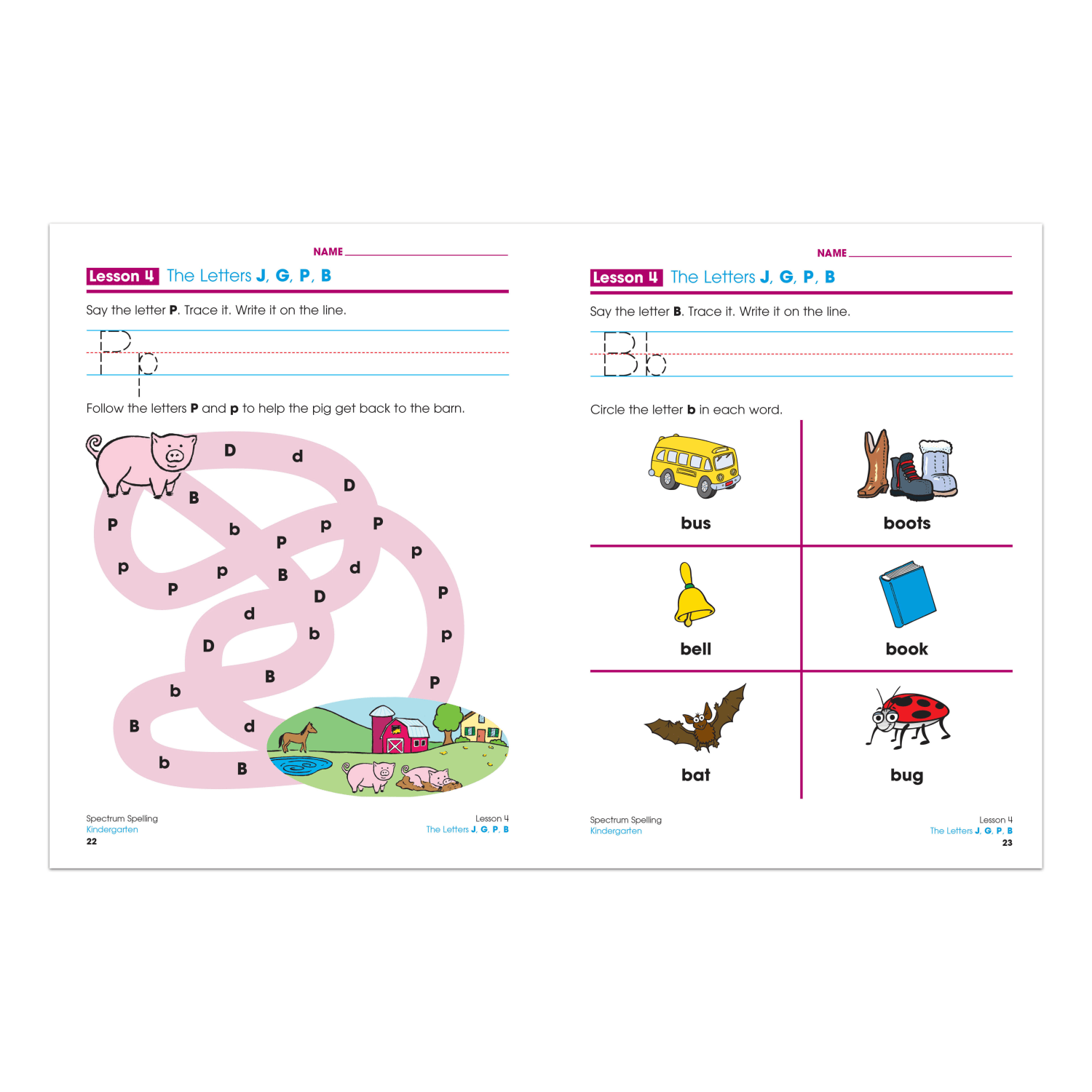 Spectrum Spelling, Grade K - Image 3