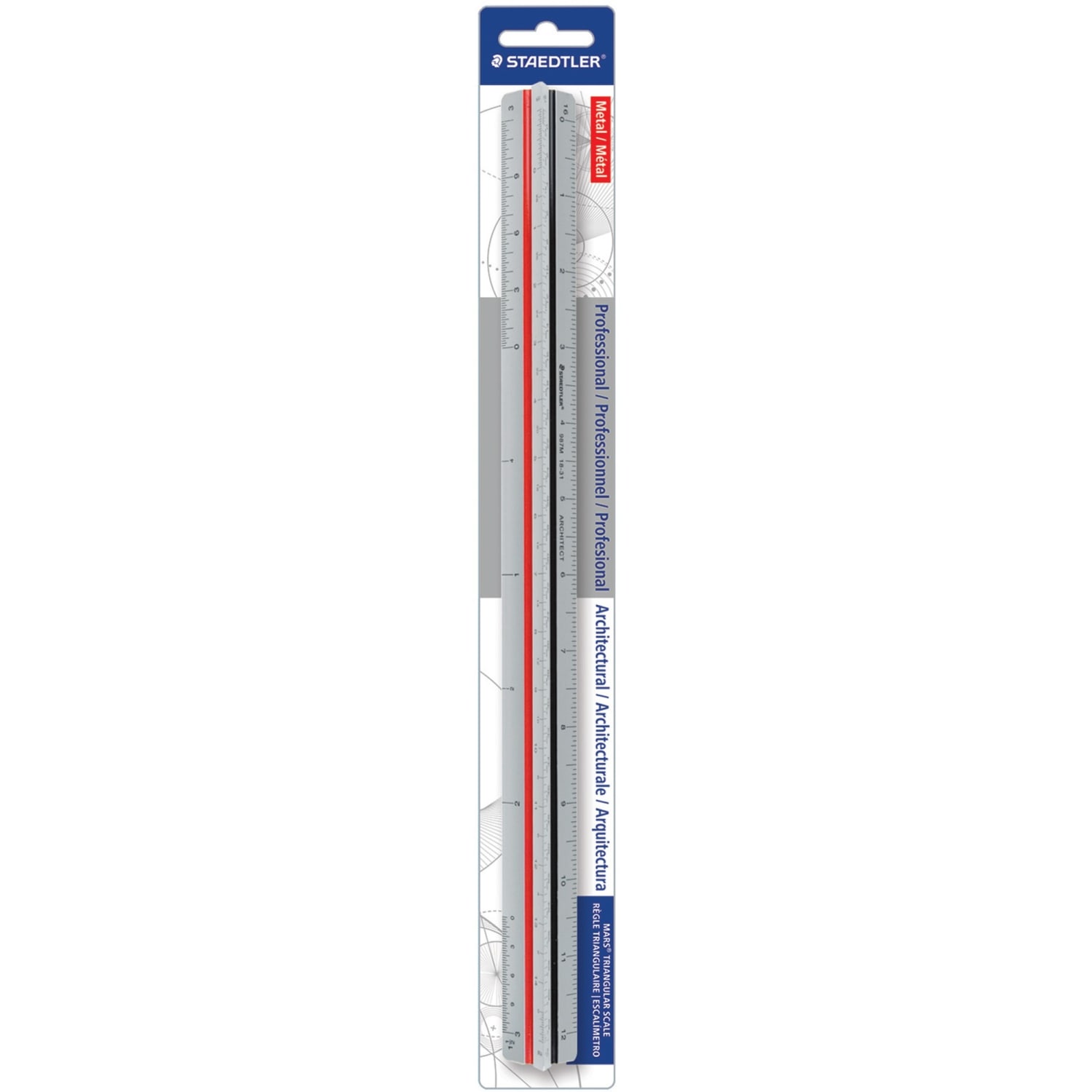 Staedtler Professional Architects 12in Triangular Scale - Image 3