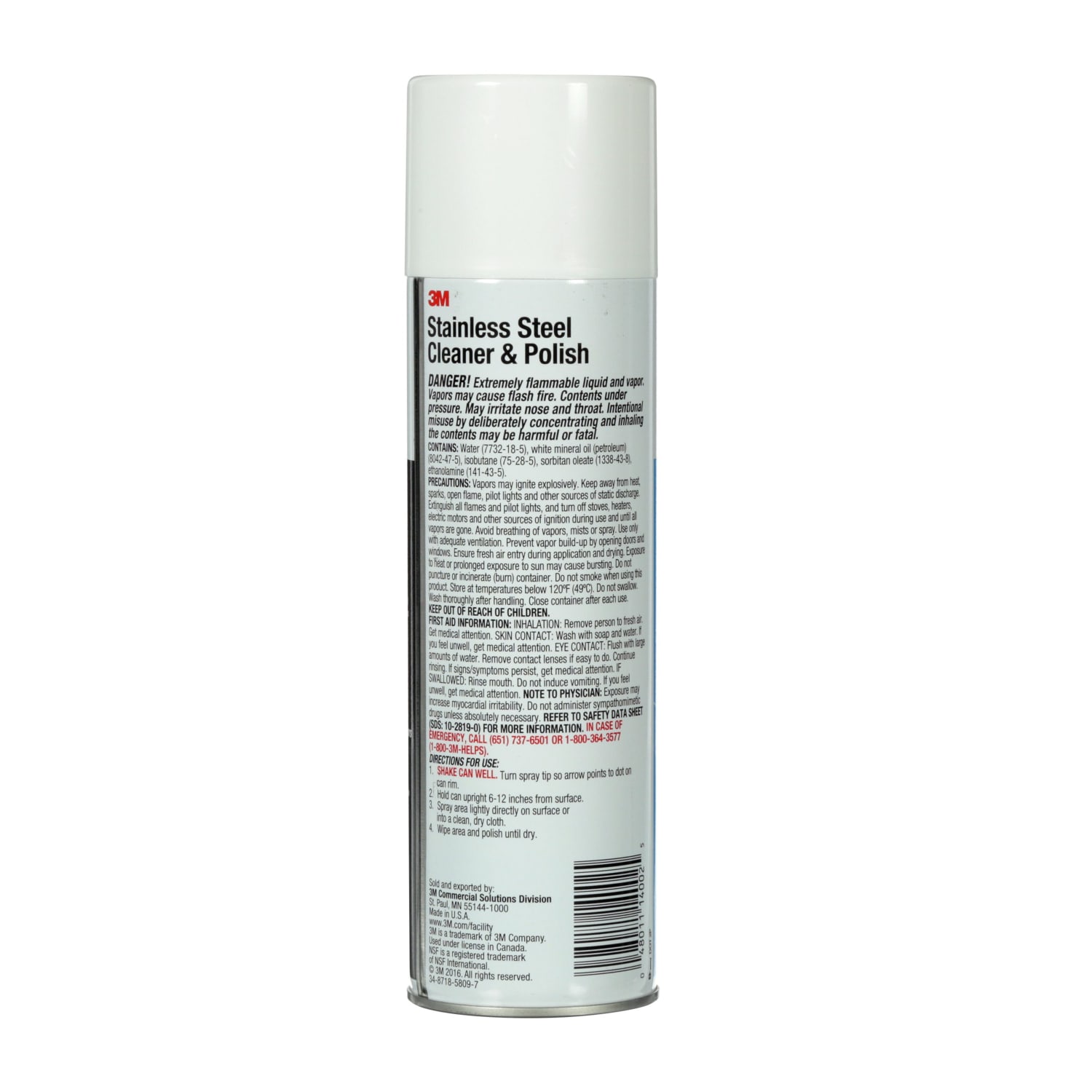 3M 14002 Stainless Steel Cleaner And Polish, 21 Oz Bottle, Case Of 12 - Image 4