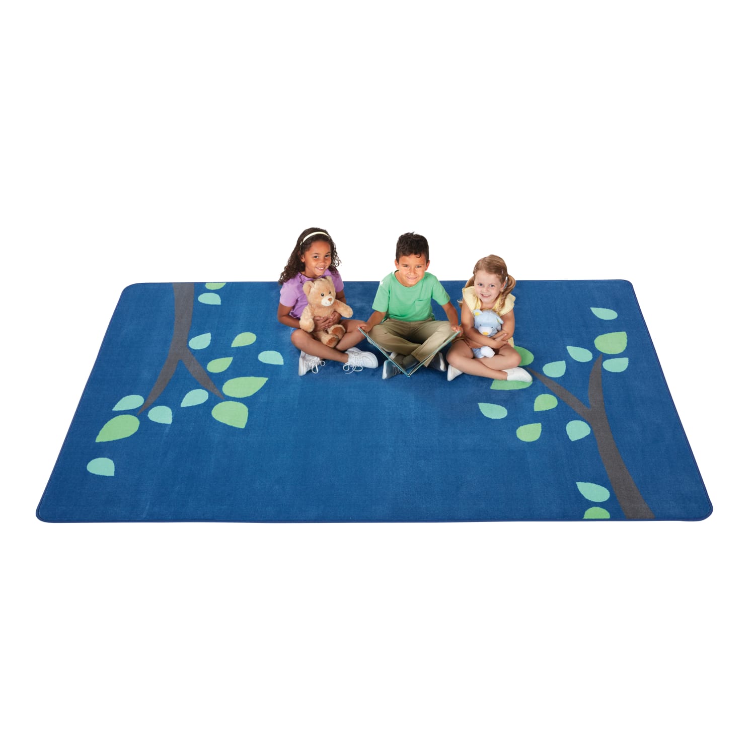Carpets for Kids KIDSoft Branching Out Decorative Rug, 8" x 12ft, Blue - Image 6