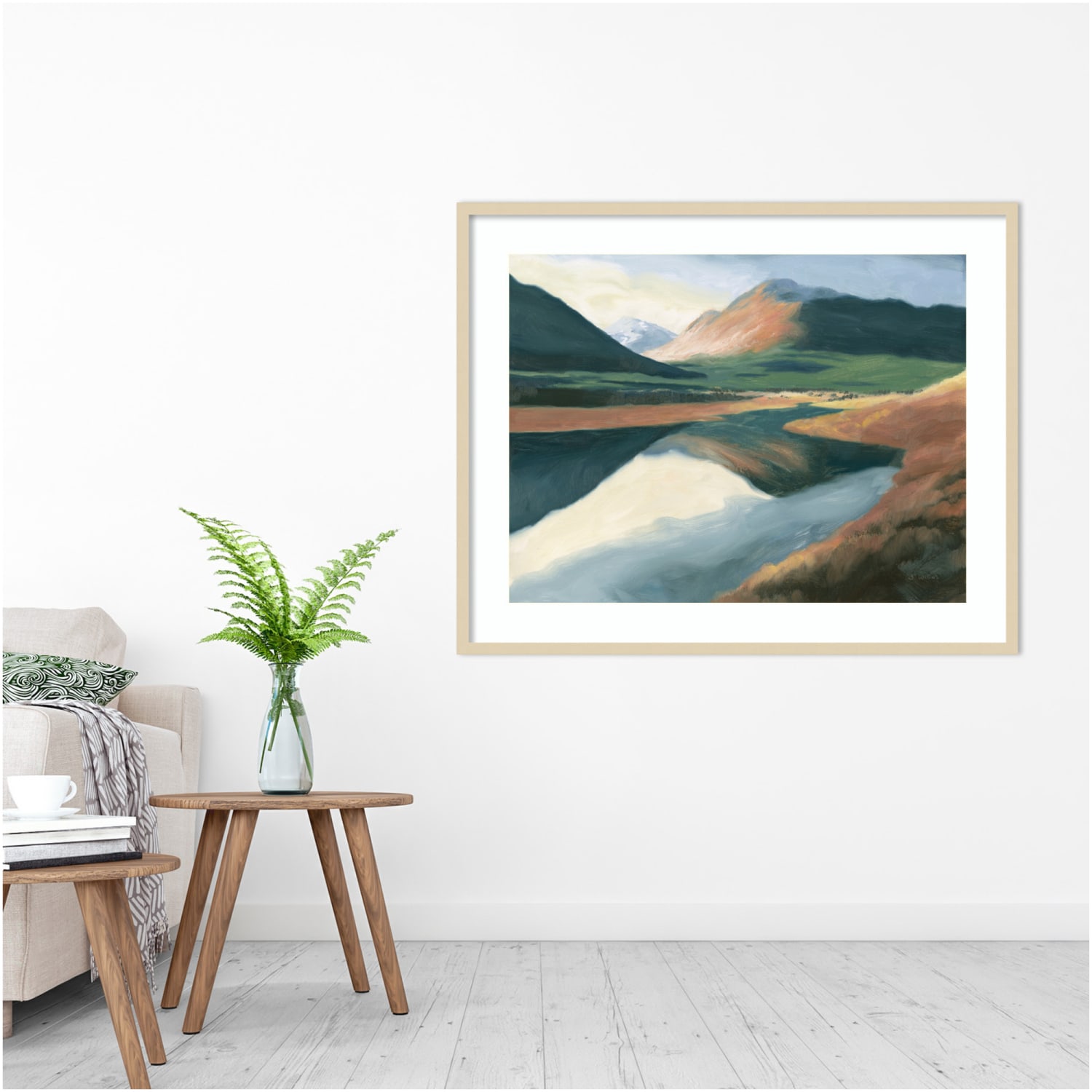 Amanti Art High North by James Wiens Wood Framed Wall Art Print, 33inH x 41inW, Natural - Image 4