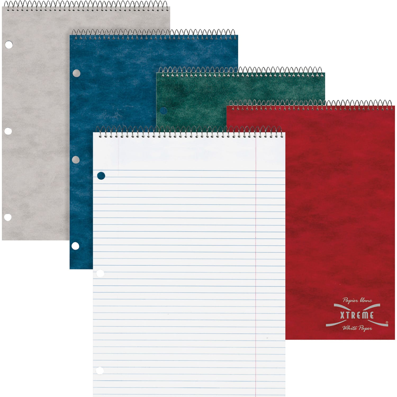 National Brand Porta-Desk Notebook, 8 1/2in x 11 1/2in, 1 Subject, College Ruled, 80 Sheets - Image 3