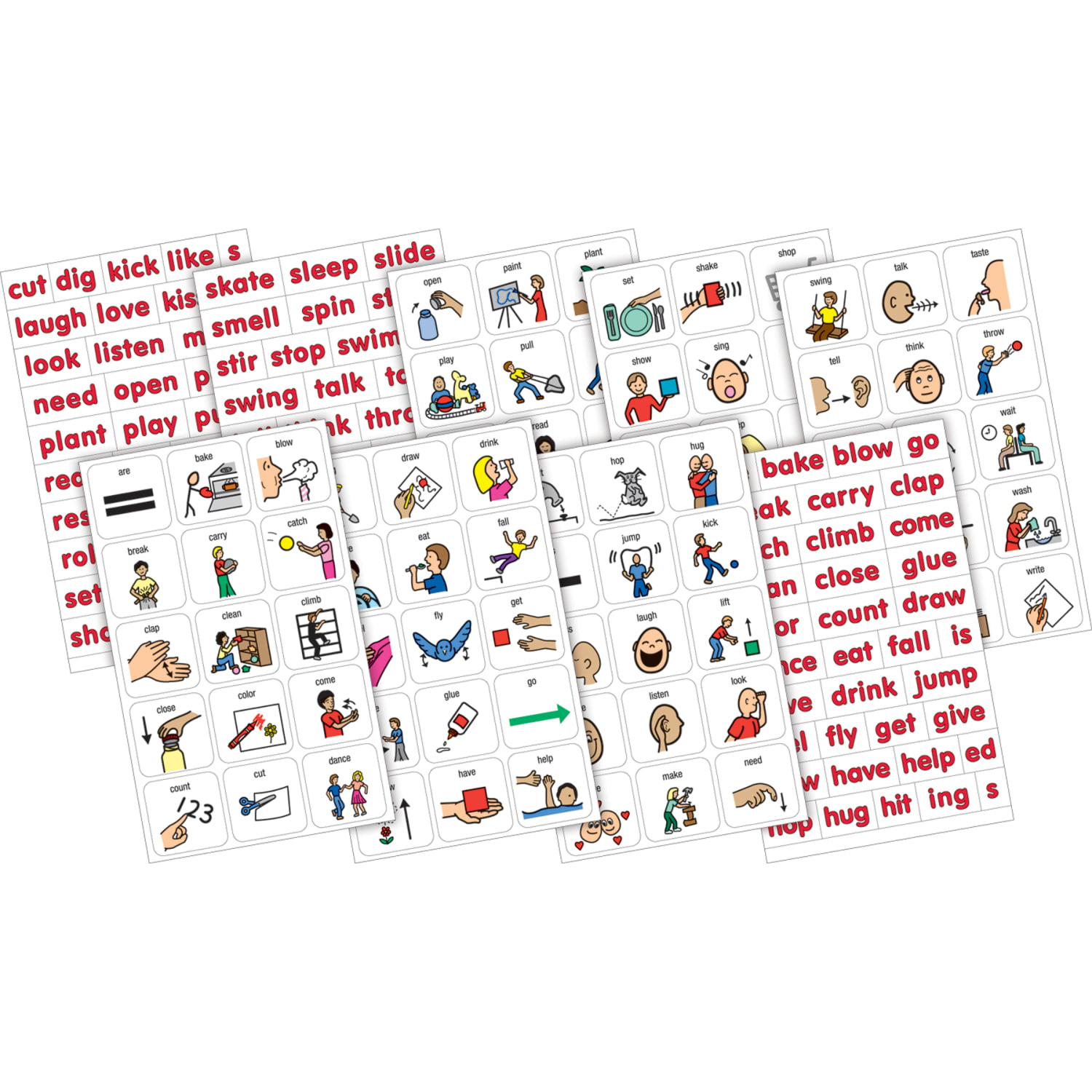 Barker Creek Magnets, Learning Magnets, PCS Verbs Set, Grades Pre-K+, Pack Of 180 - Image 5