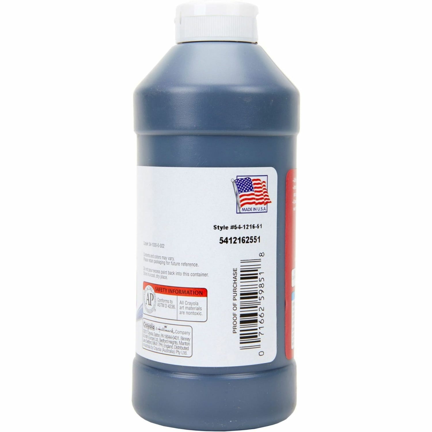Crayola Premier Tempera Paint, Black - Image 6