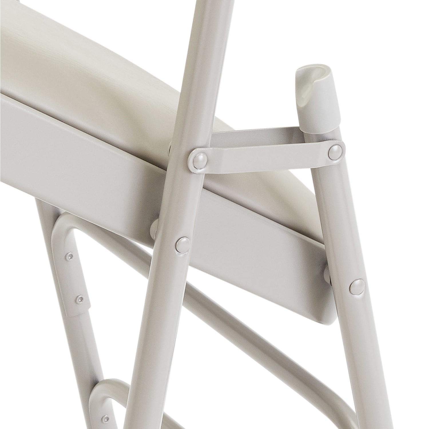 National Public Seating Vinyl Upholstered Triple Brace Folding Chairs Gray Pack Of 4 PopularChairscom National Public Seating Vinyl Upholstered Triple Brace Folding Chairs Gray Pack Of 4 PopularChairscom