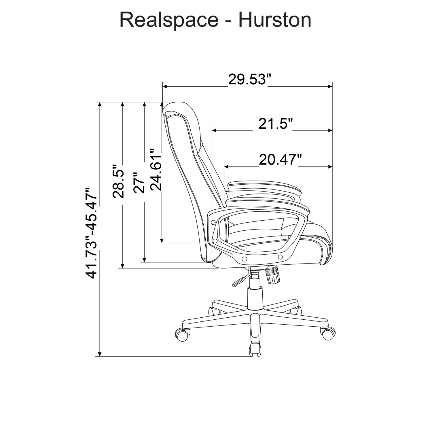 Realspace Hurston Bonded Leather HighBack Executive Office Chair Black BIFMA Compliant PopularChairscom Realspace Hurston Bonded Leather High Back Executive Office Chair Black BIFMA Compliant PopularChairscom