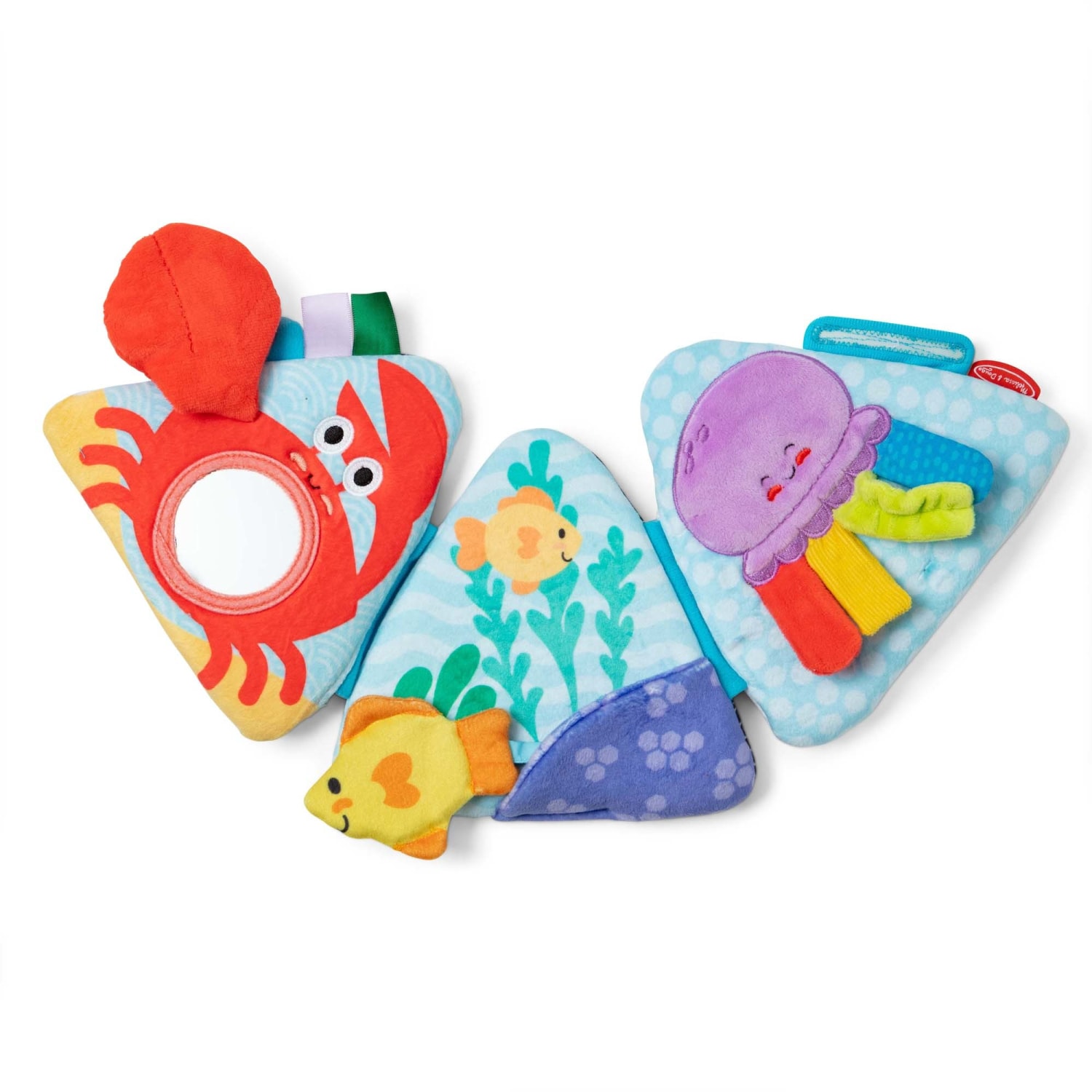 Melissa & Doug Tummy Time Triangle, 11-1/2in, Ocean - Image 3