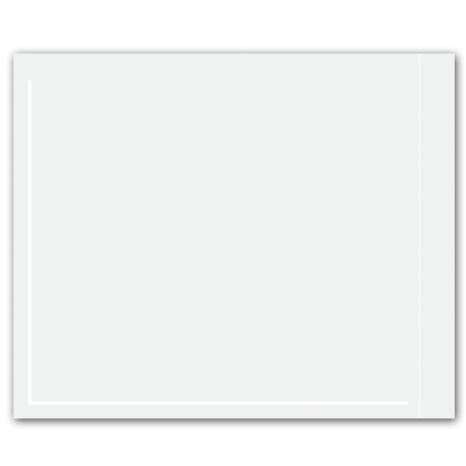 Tape Logic Clear Packing List Envelopes, 5 1/8in x 8in, Pack Of 1,000