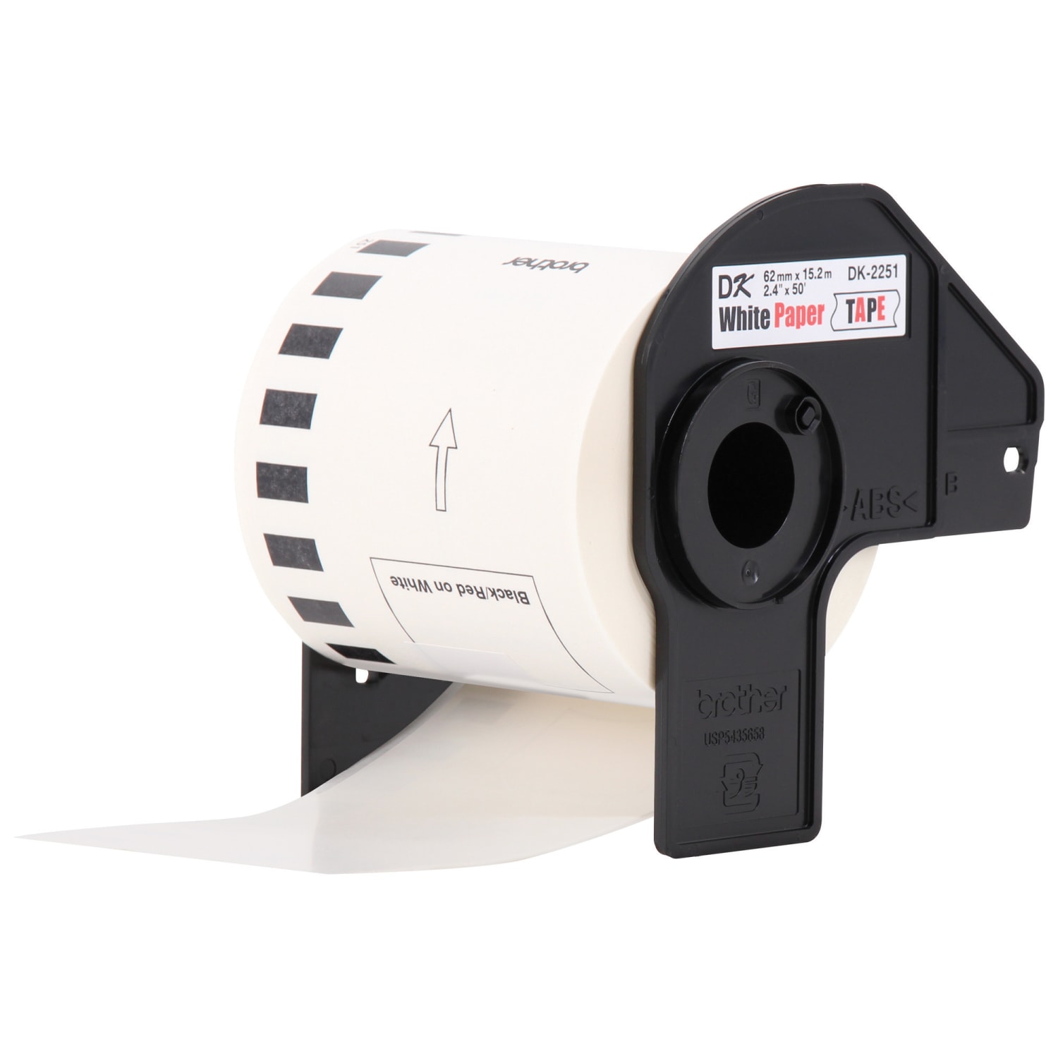 Brother Genuine DK-225124PK Continuous Length Replacement Labels, 2-7/16in x 50ft, White, Box Of 24 Rolls - Image 4